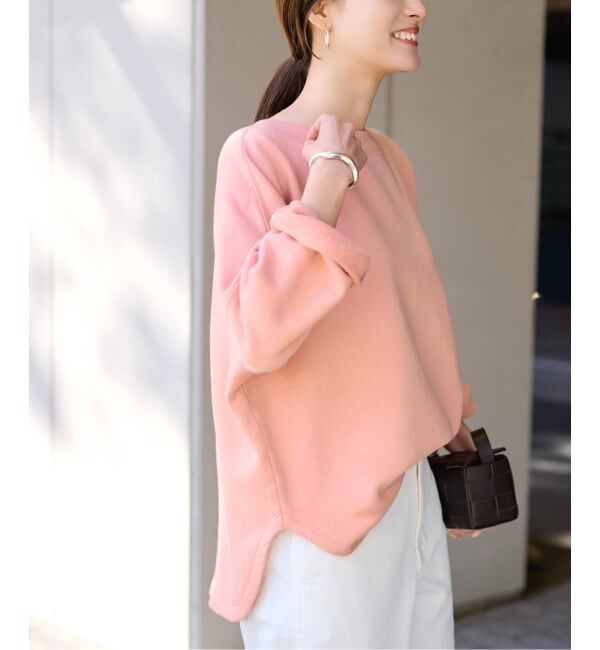 FRAMeWORK「≪予約≫リヨセルコットンボートネックSWEAT」|スウェット・ジャージ|