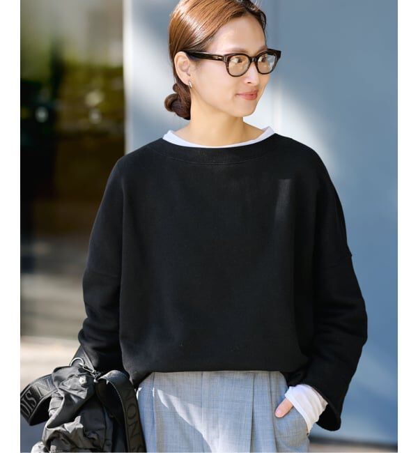 FRAMeWORK「≪予約≫リヨセルコットンボートネックSWEAT」|スウェット・ジャージ|