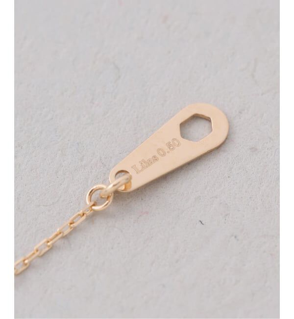 Lilas by Spick&Span「ブラックホールダイヤ5pネックレス K18」|ネックレス|