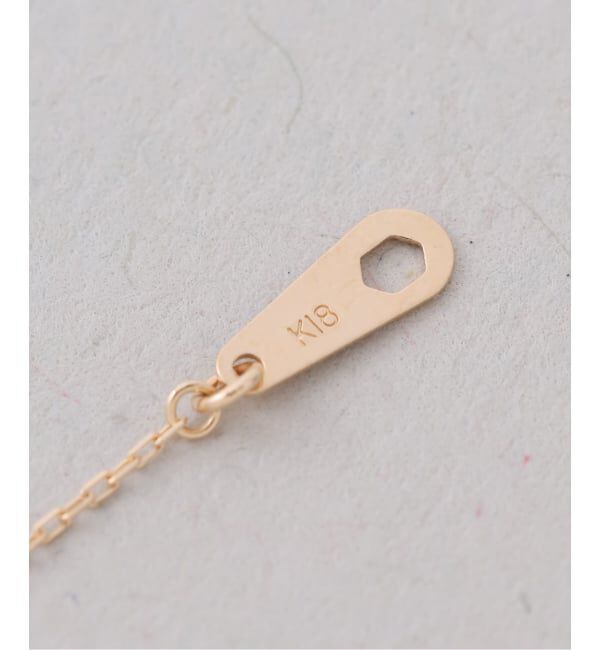 Lilas by Spick&Span「ブラックホールダイヤ5pネックレス K18」|ネックレス|