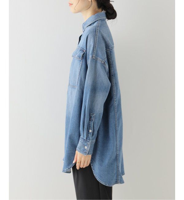  「【Healthy denim/ヘルシーデニム】Almond デニムシャツ」|シャツ・ブラウス|