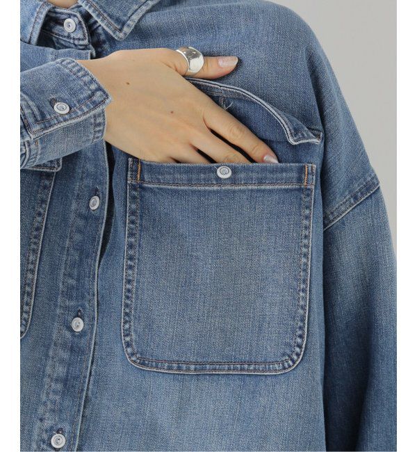  「【Healthy denim/ヘルシーデニム】Almond デニムシャツ」|シャツ・ブラウス|