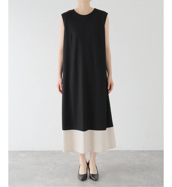  「配色カットワンピース」|ワンピース|