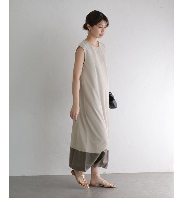  「配色カットワンピース」|ワンピース|