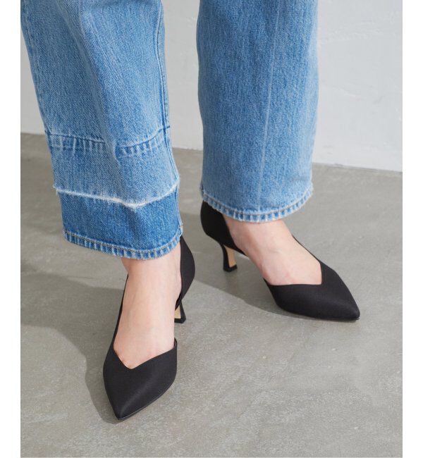  「≪追加≫5.5cmVカットサイドオープン」|パンプス|