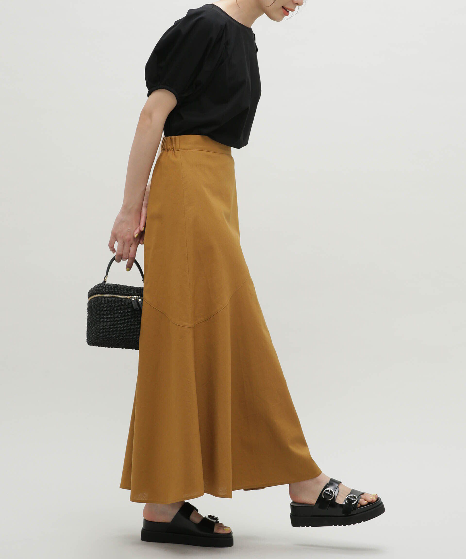 nano･universe「LB.03/リネンブレンドフレアーマキシスカート」|スカート|