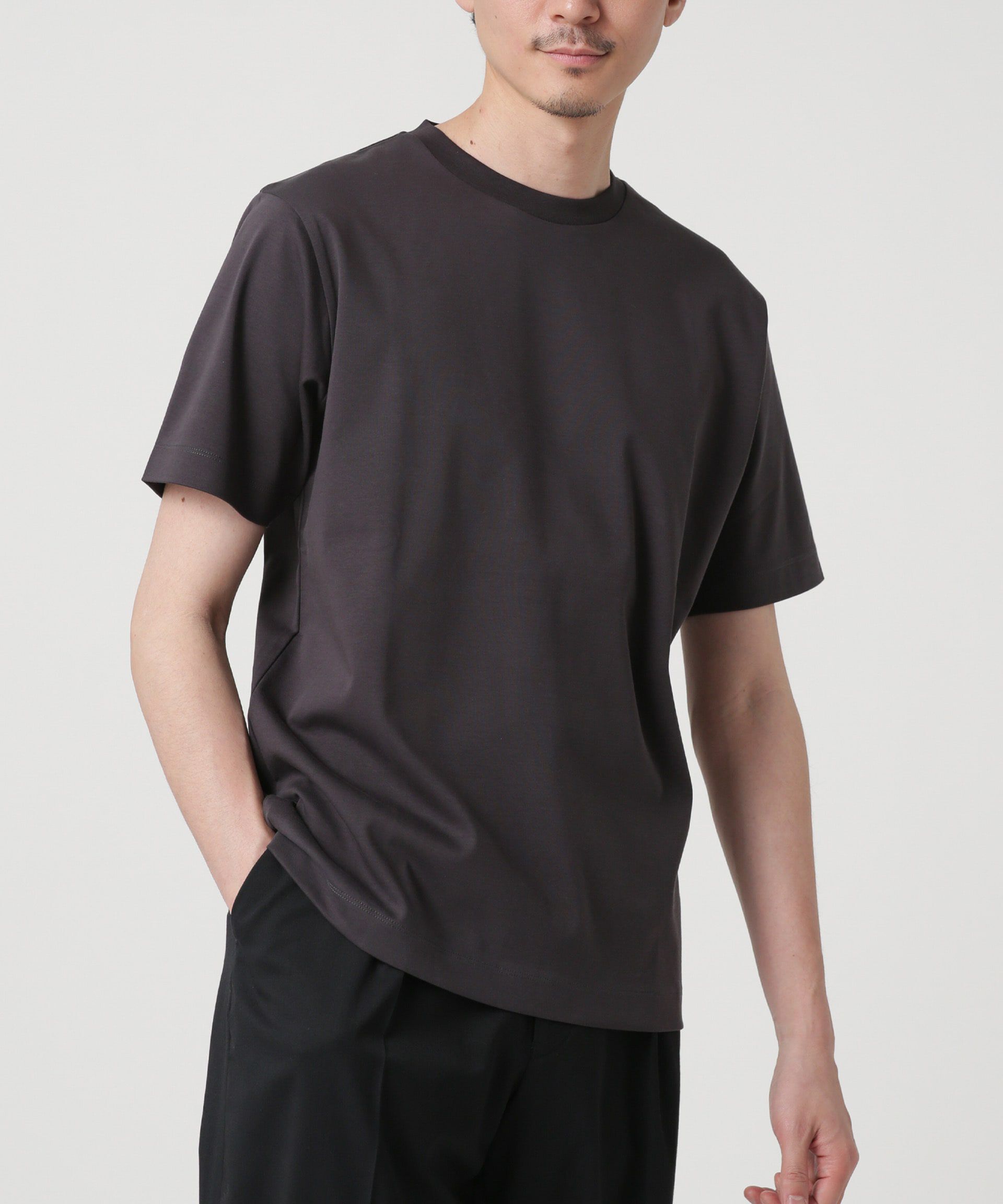 nano･universe「アンチスメル クルーネックＴシャツ 半袖」|Tシャツ・カットソー|