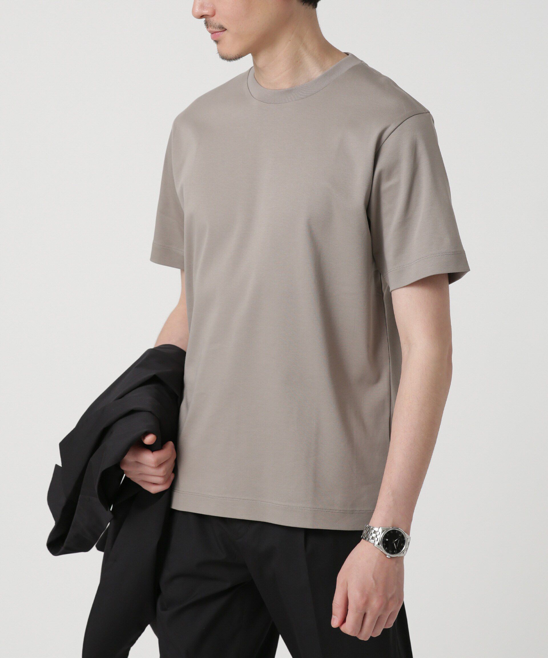 nano･universe「アンチスメル クルーネックＴシャツ 半袖」|Tシャツ・カットソー|