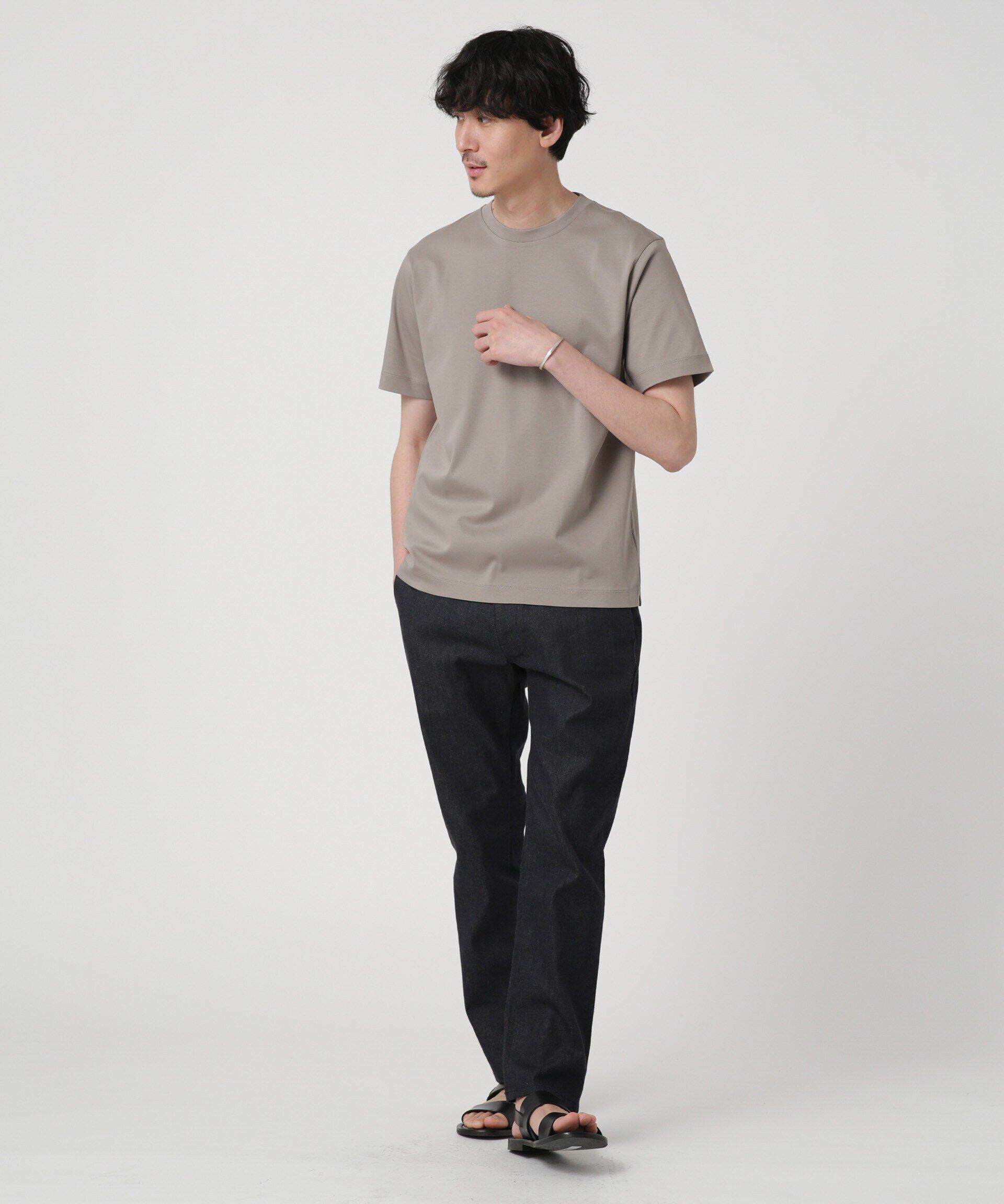 nano･universe「アンチスメル クルーネックＴシャツ 半袖」|Tシャツ・カットソー|