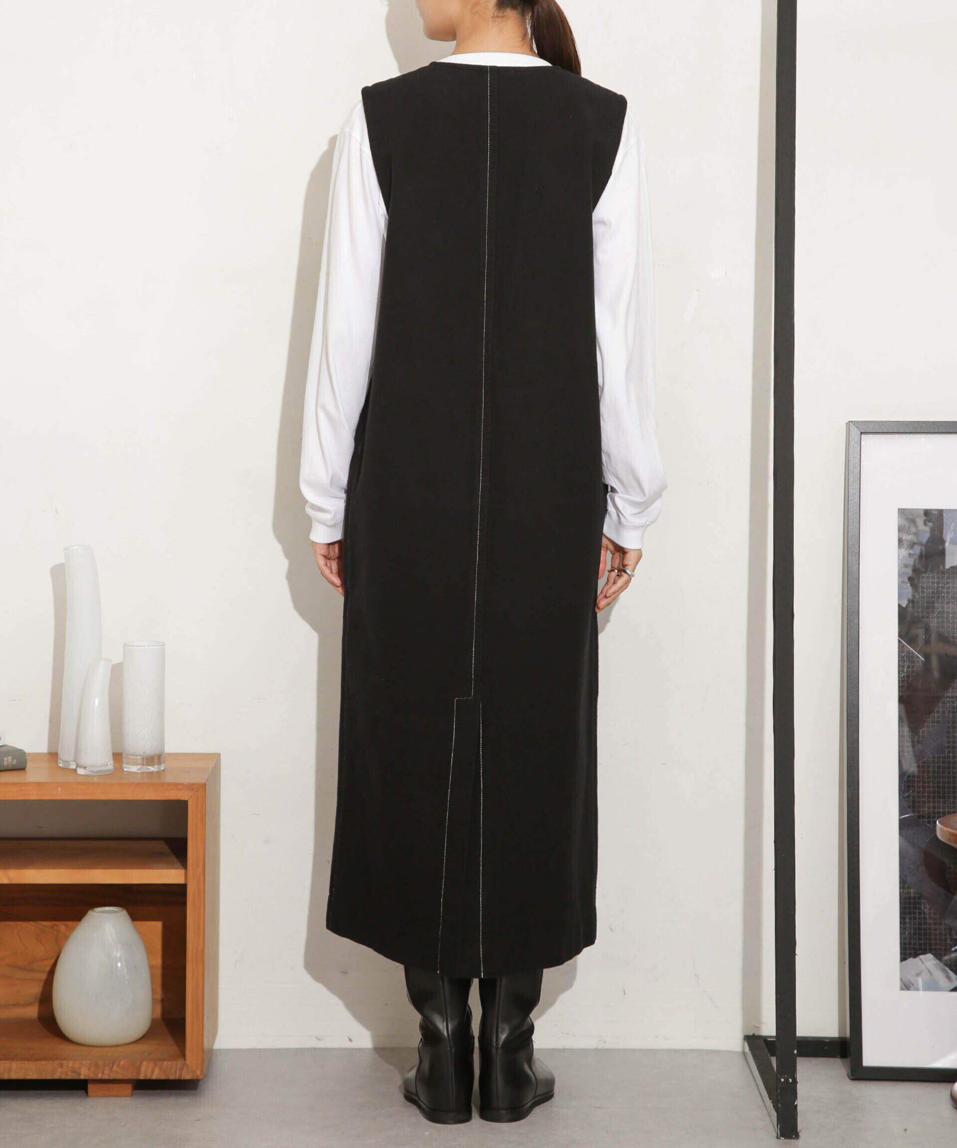 nano･universe「Odub/別注 ヘビーネル ベストワンピース」|ワンピース|