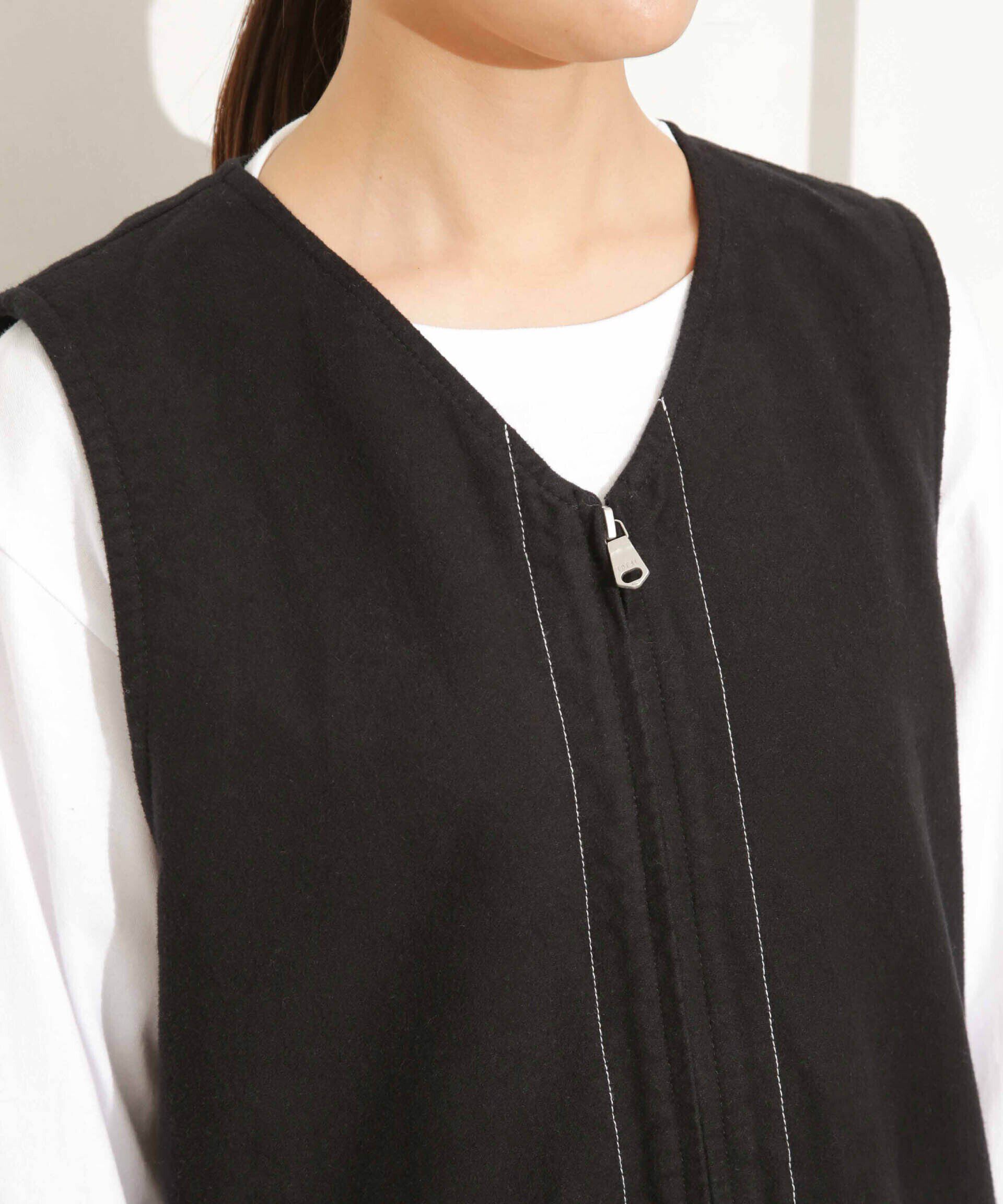 nano･universe「Odub/別注 ヘビーネル ベストワンピース」|ワンピース|