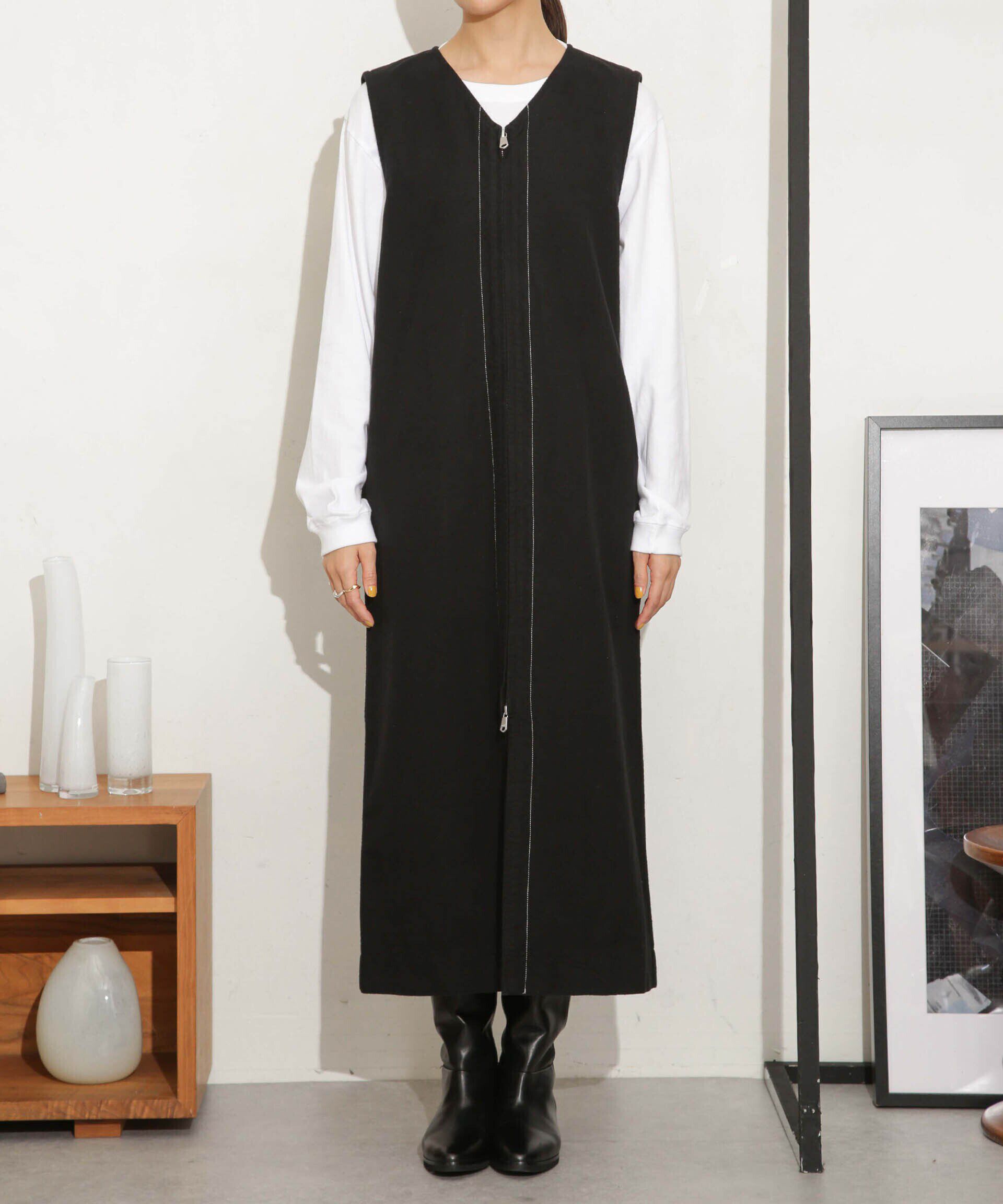 nano･universe「Odub/別注 ヘビーネル ベストワンピース」|ワンピース|