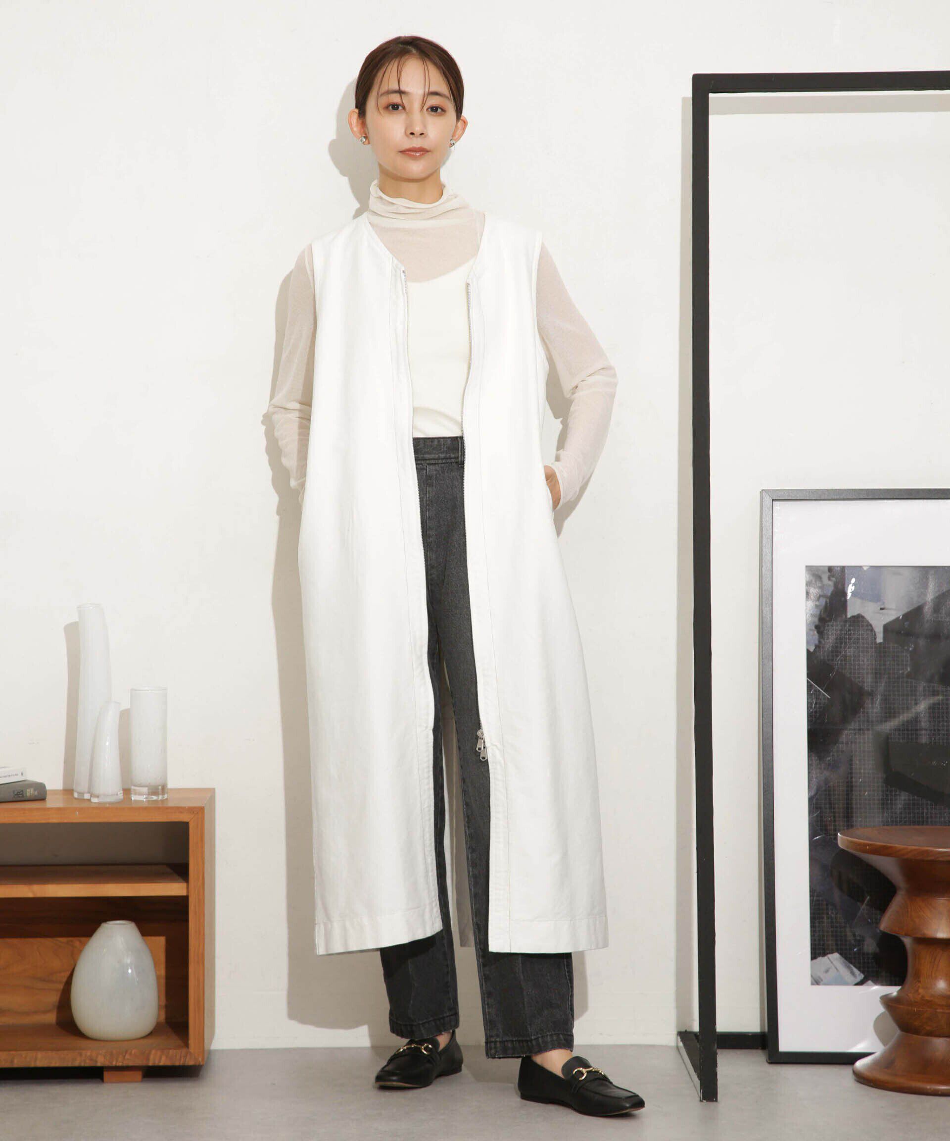 nano･universe「Odub/別注 ヘビーネル ベストワンピース」|ワンピース|