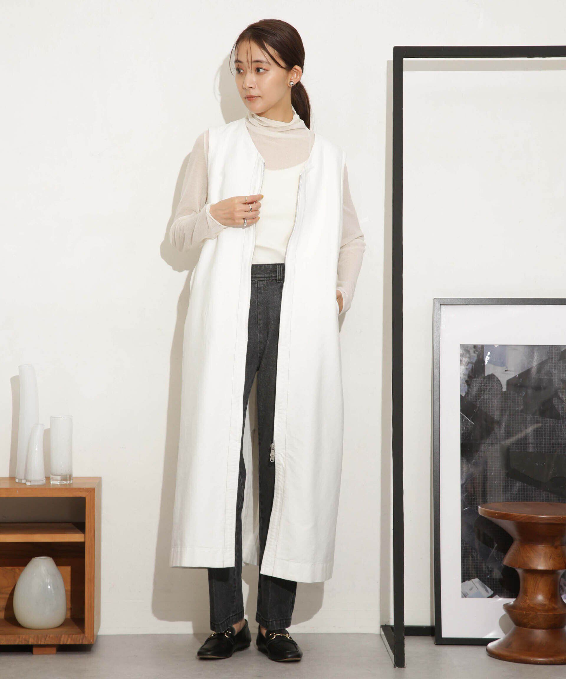 nano･universe「Odub/別注 ヘビーネル ベストワンピース」|ワンピース|