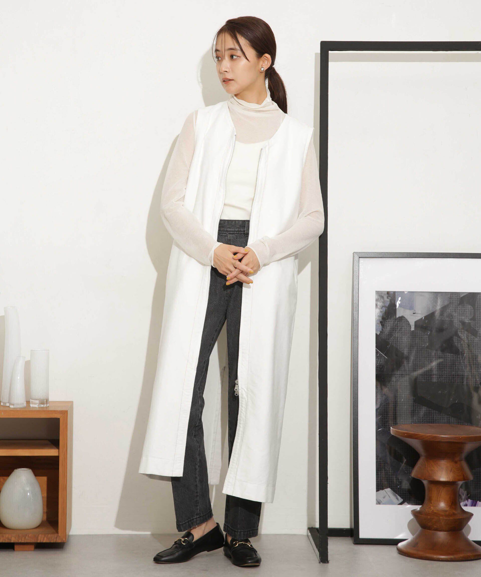 nano･universe「Odub/別注 ヘビーネル ベストワンピース」|ワンピース|