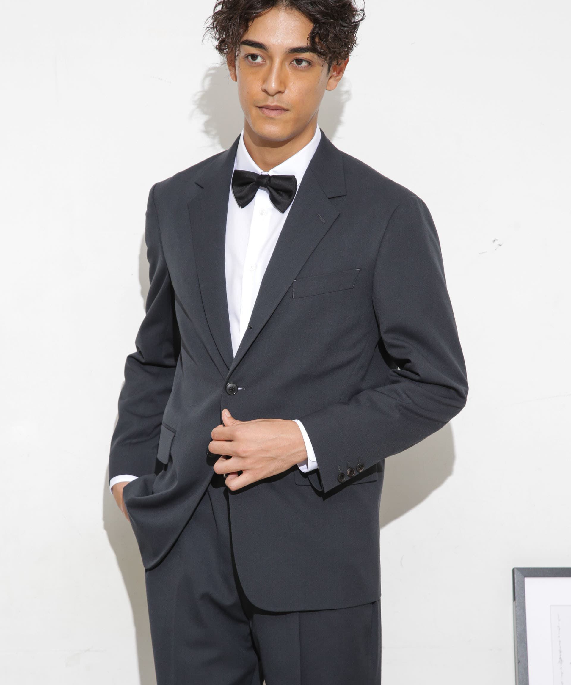 nano･universe「｢ESSENTIALLINE｣TWソリッドシングルジャケット」|スーツ|