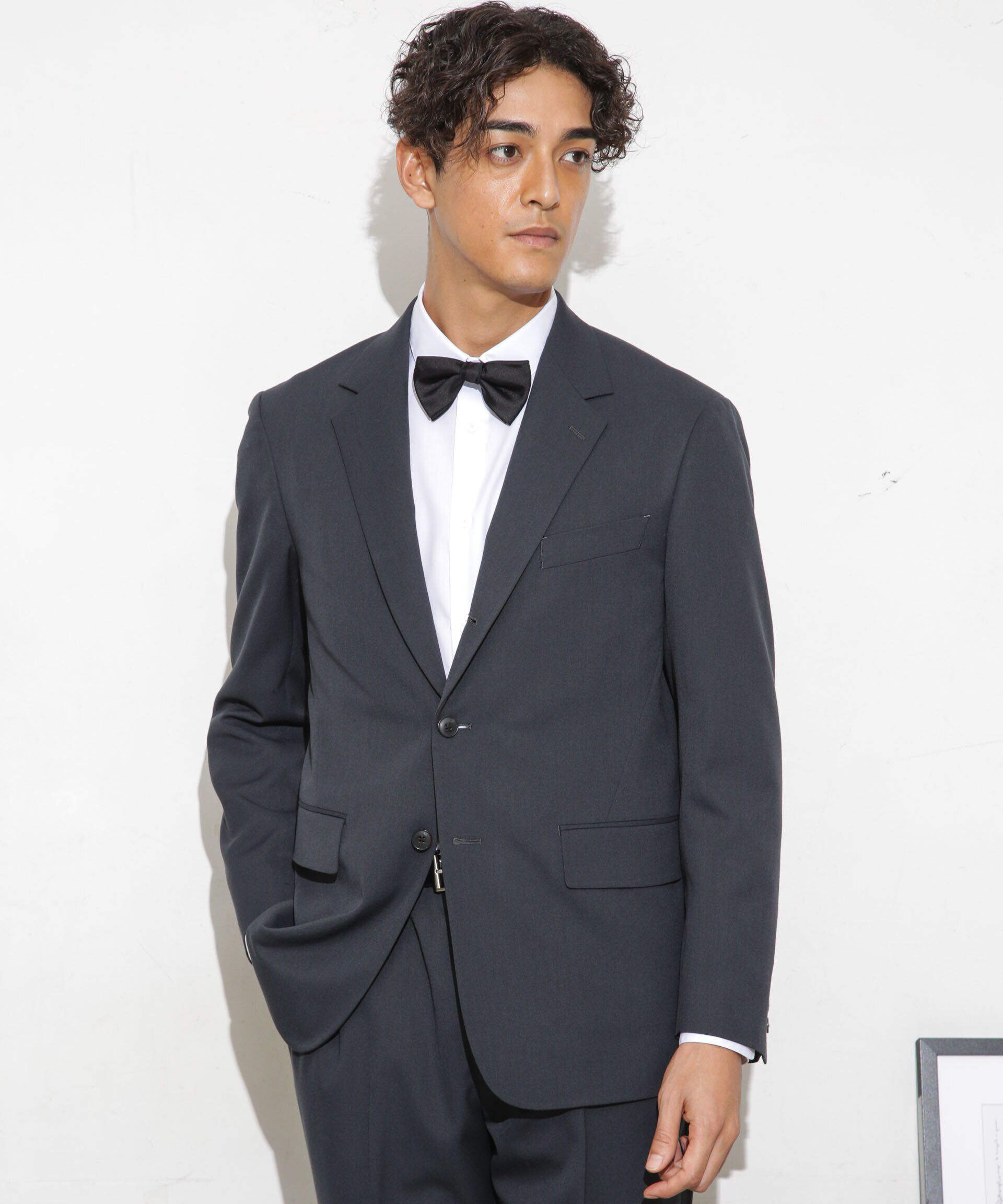 nano･universe「｢ESSENTIALLINE｣TWソリッドシングルジャケット」|スーツ|