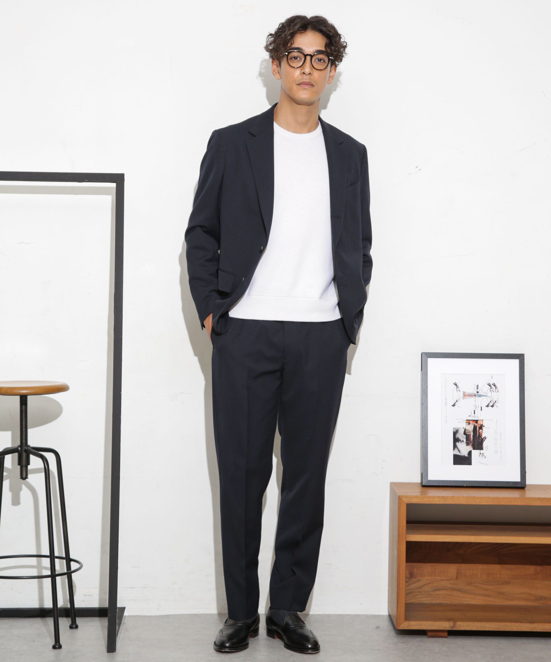 nano･universe「｢ESSENTIALLINE｣TWソリッドシングルジャケット」|スーツ|