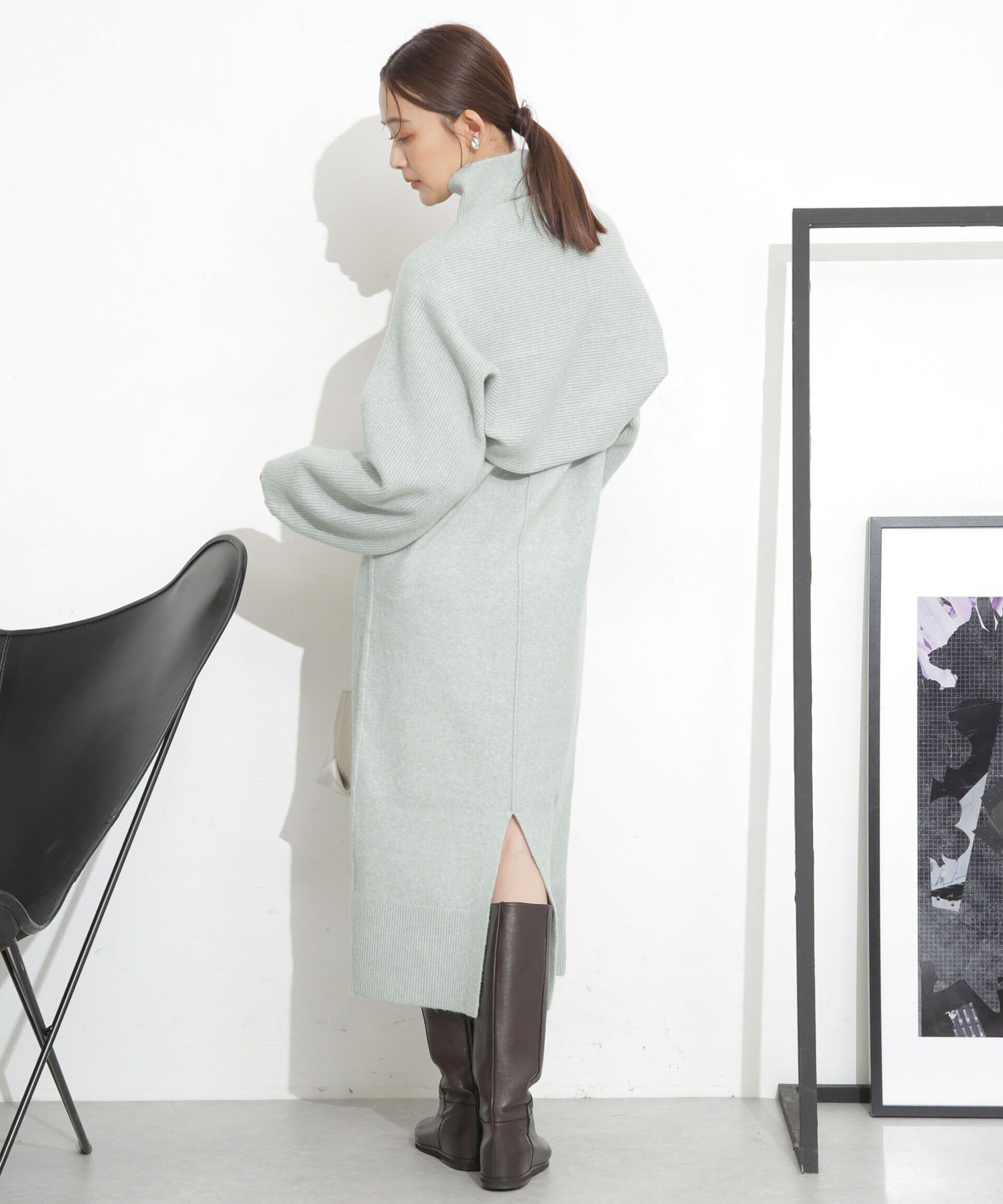 nano･universe「ニットボレロセットワンピース」|ワンピース|