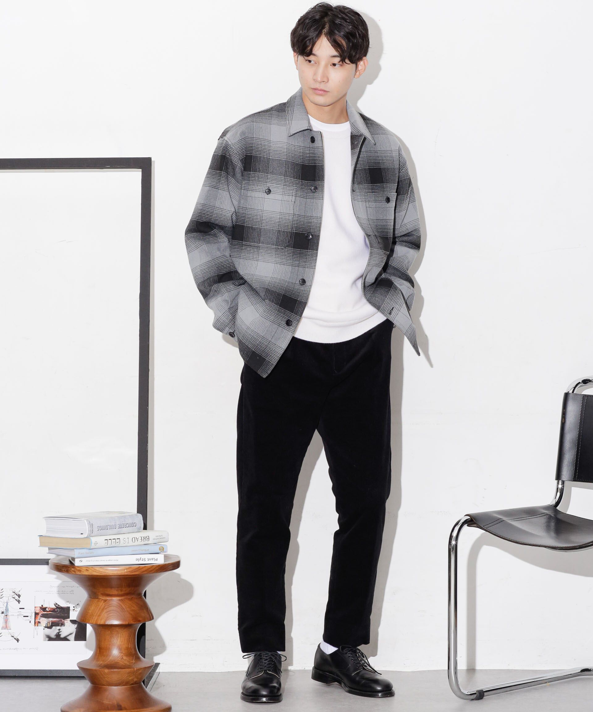 nano･universe「テックメルトンシャツブルゾン」|ブルゾン・スタジャン|