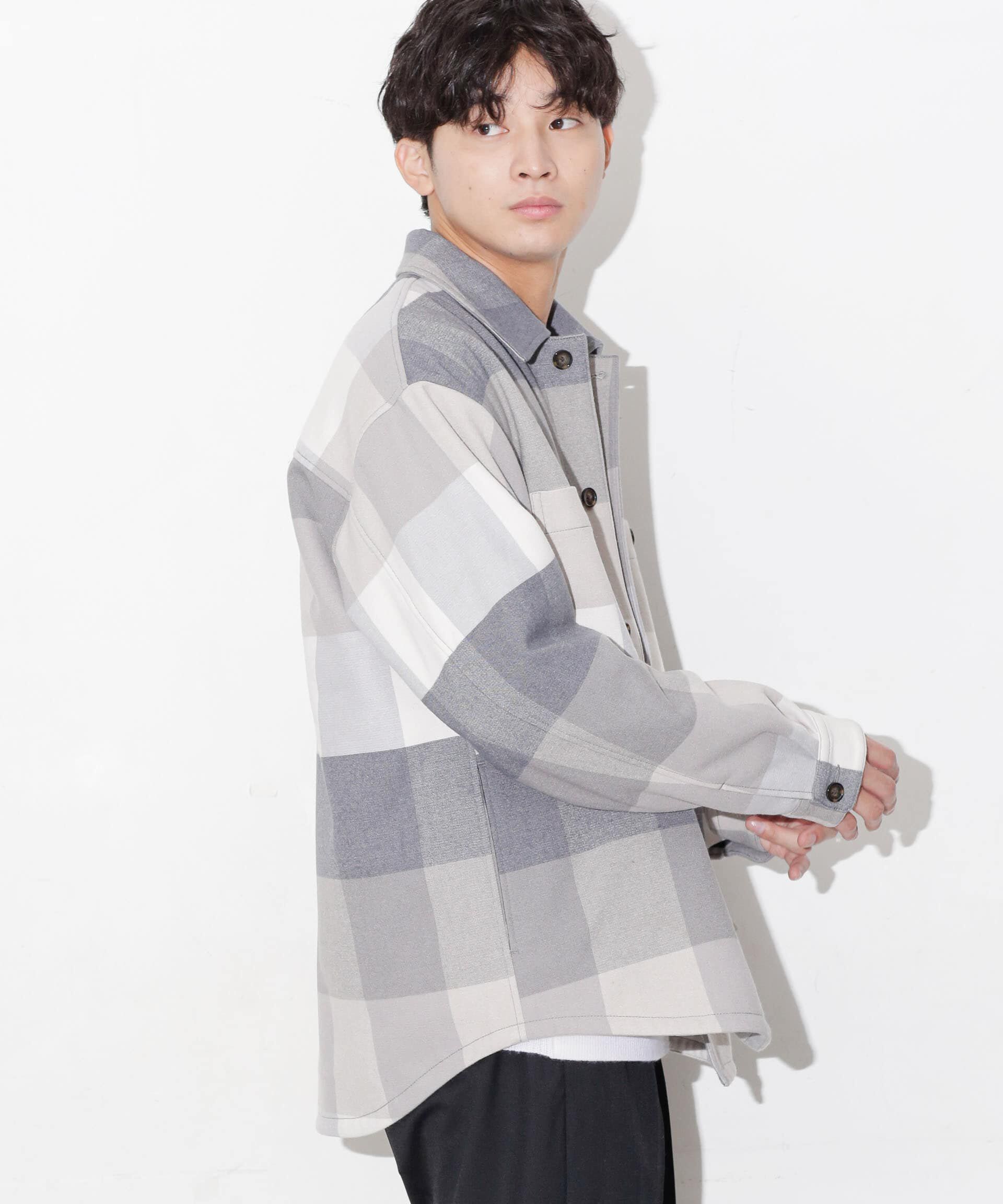 nano･universe「テックメルトンシャツブルゾン」|ブルゾン・スタジャン|