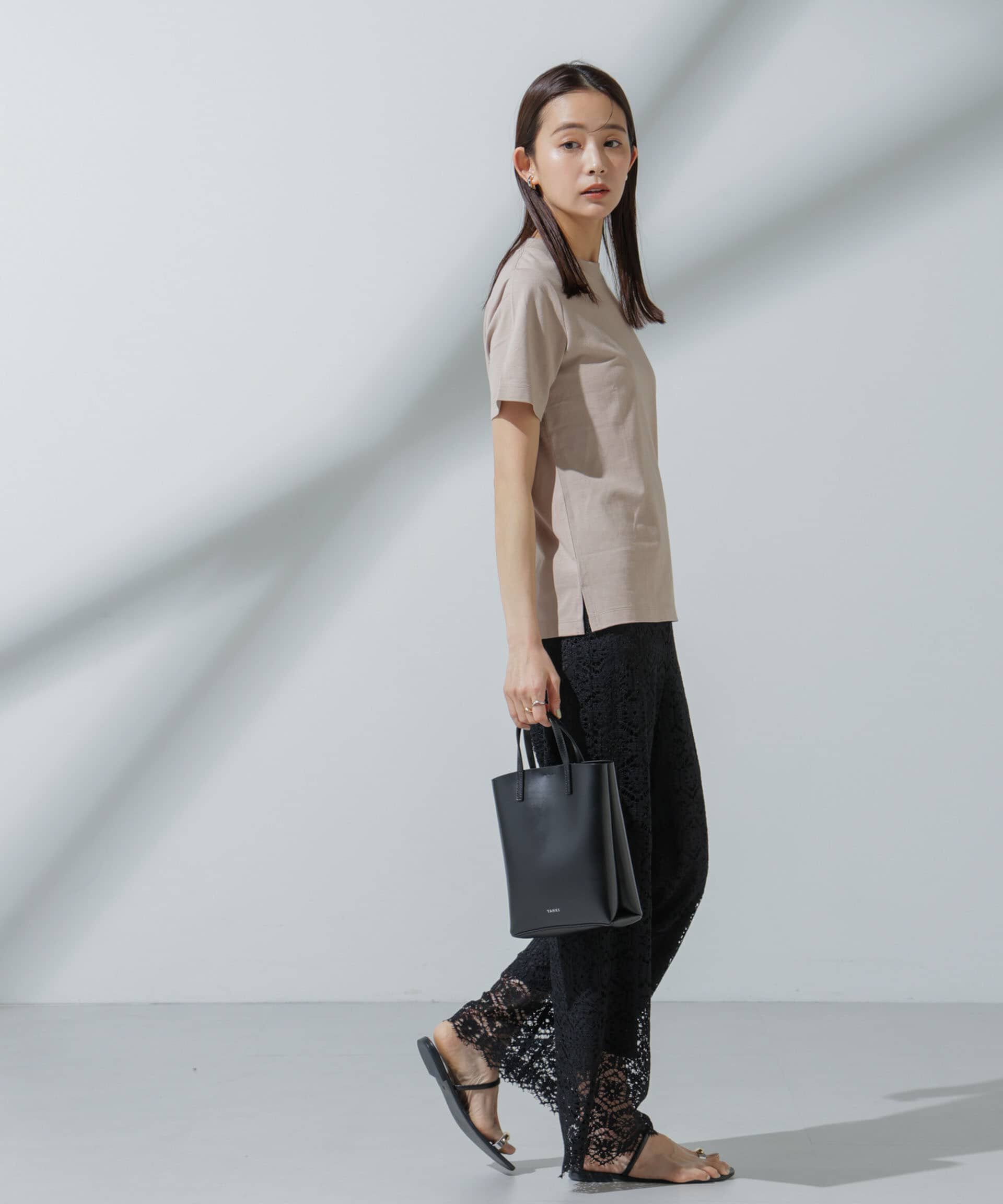 nano･universe「Anti Soaked(R) 汗染み防止 クルーネックTシャツ」|Tシャツ・カットソー|