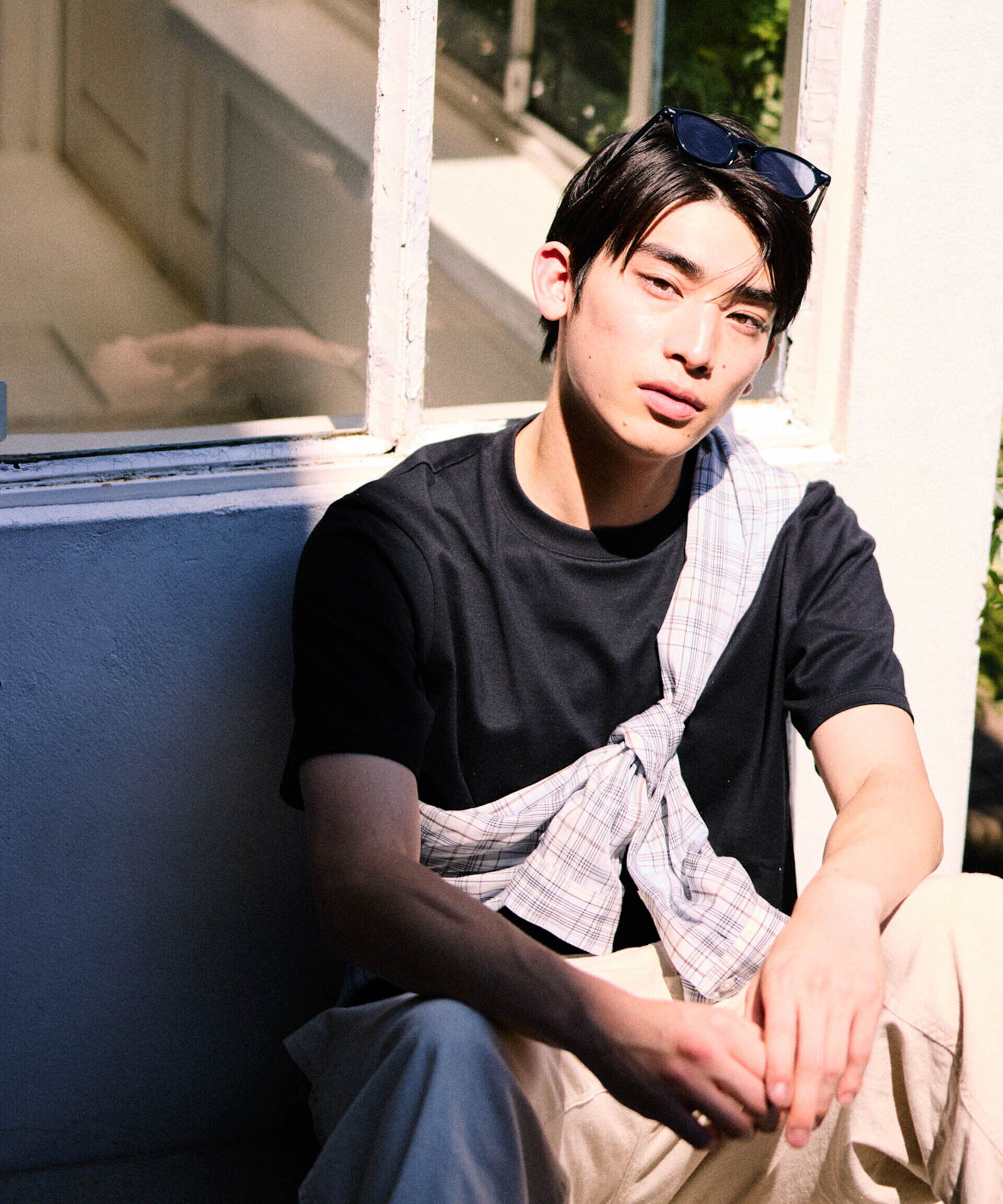 nano･universe「Anti Soaked(R)汗染み防止 クルーネックTシャツ」|Tシャツ・カットソー|