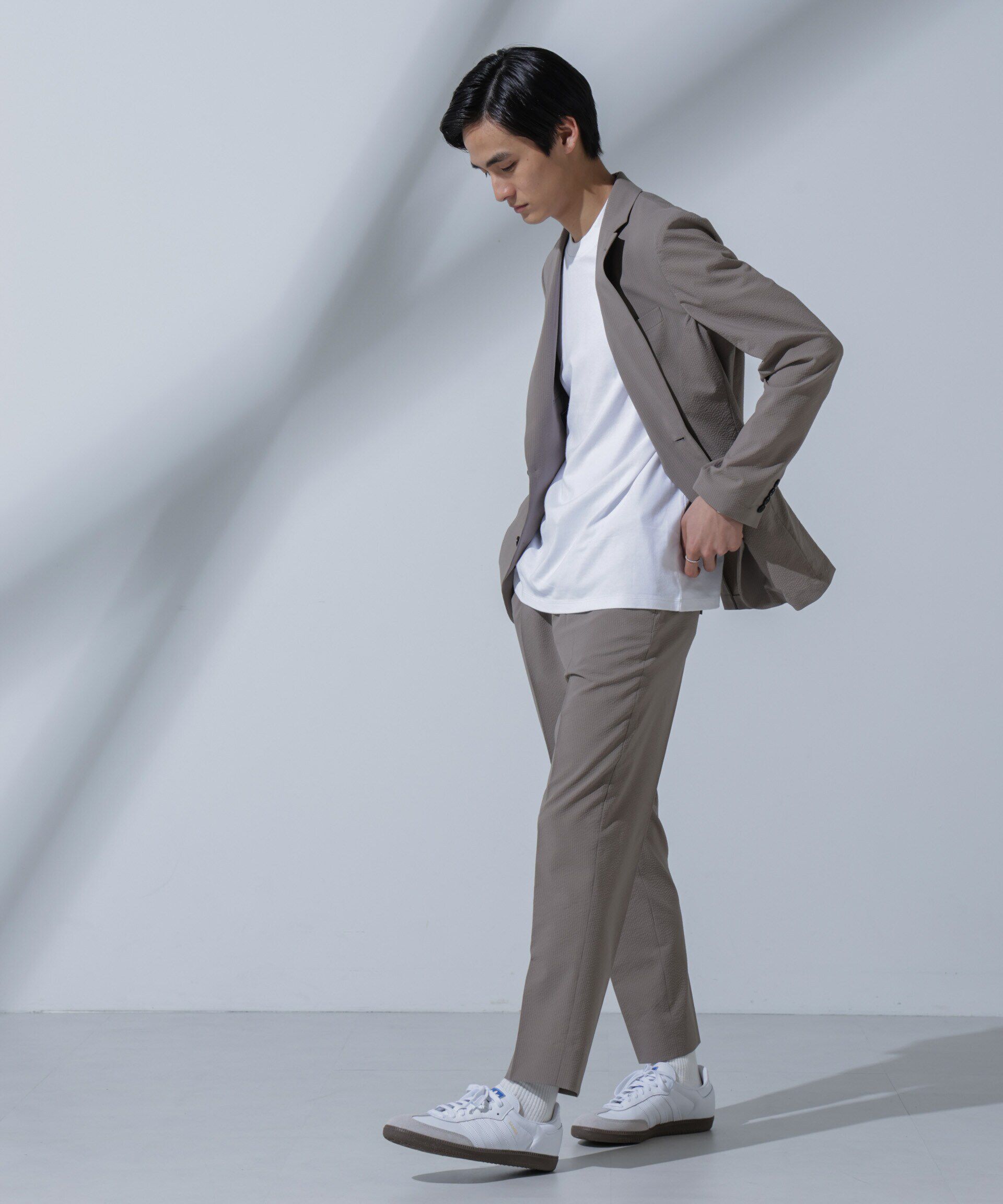 nano･universe「Anti Soaked(R)汗染み防止 クルーネックTシャツ」|Tシャツ・カットソー|