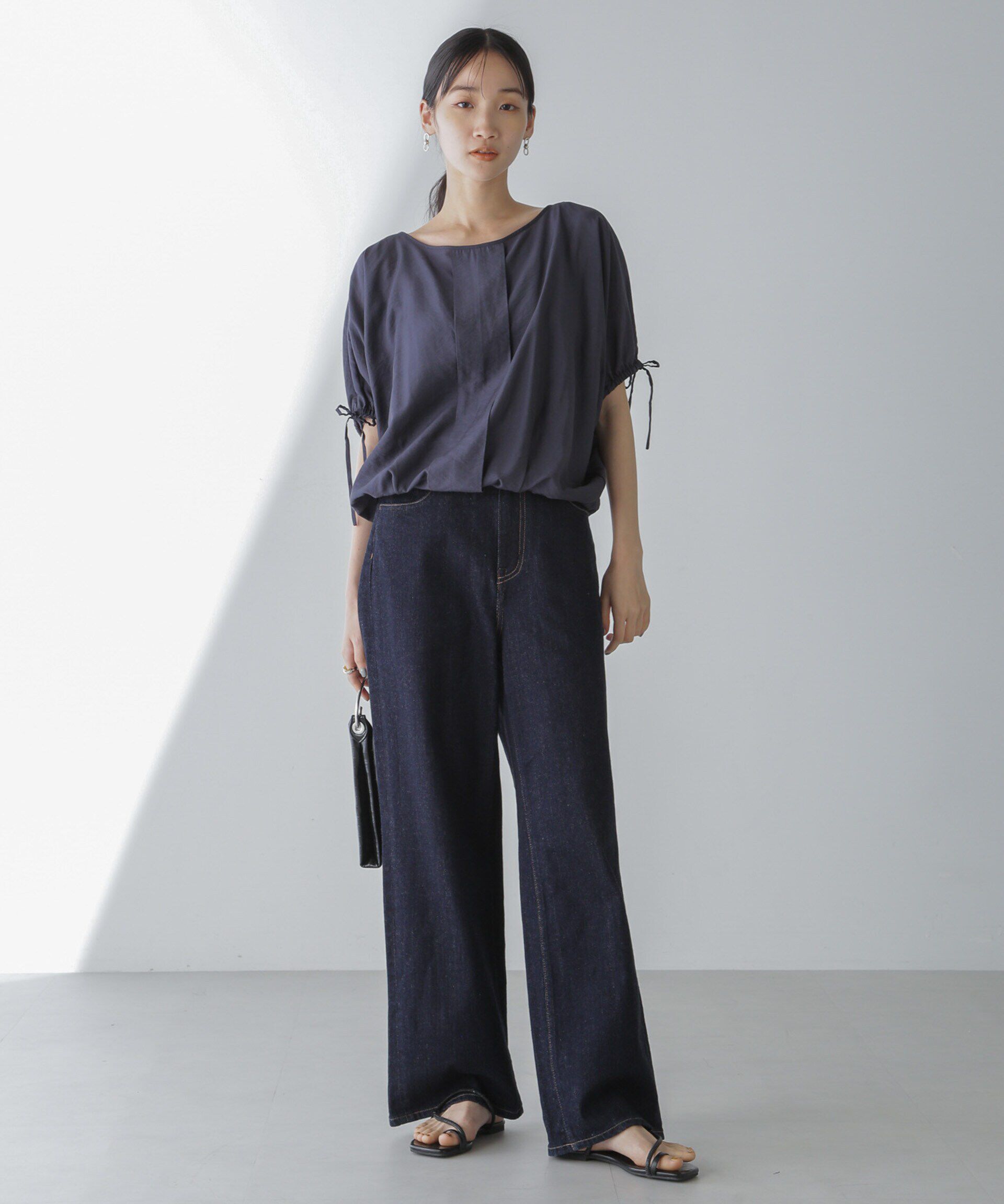 nano･universe「バルーンシルエットブラウス」|シャツ・ブラウス|