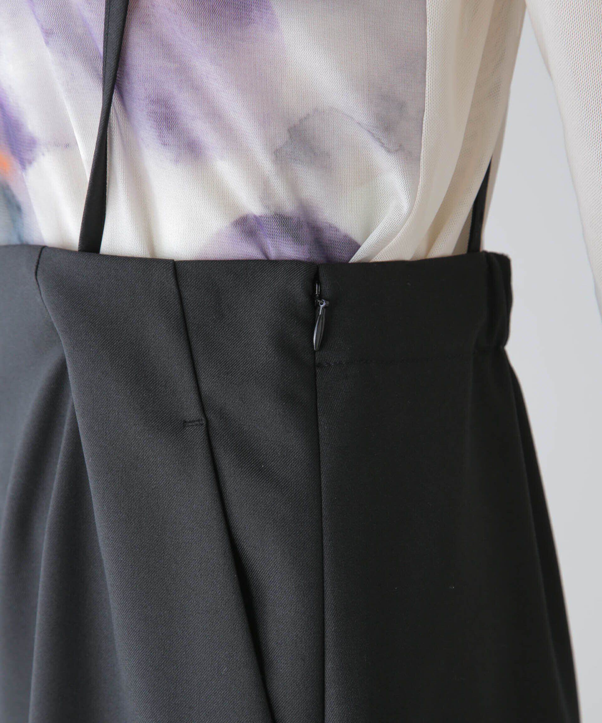 nano･universe「サスペンダースカート」|スカート|