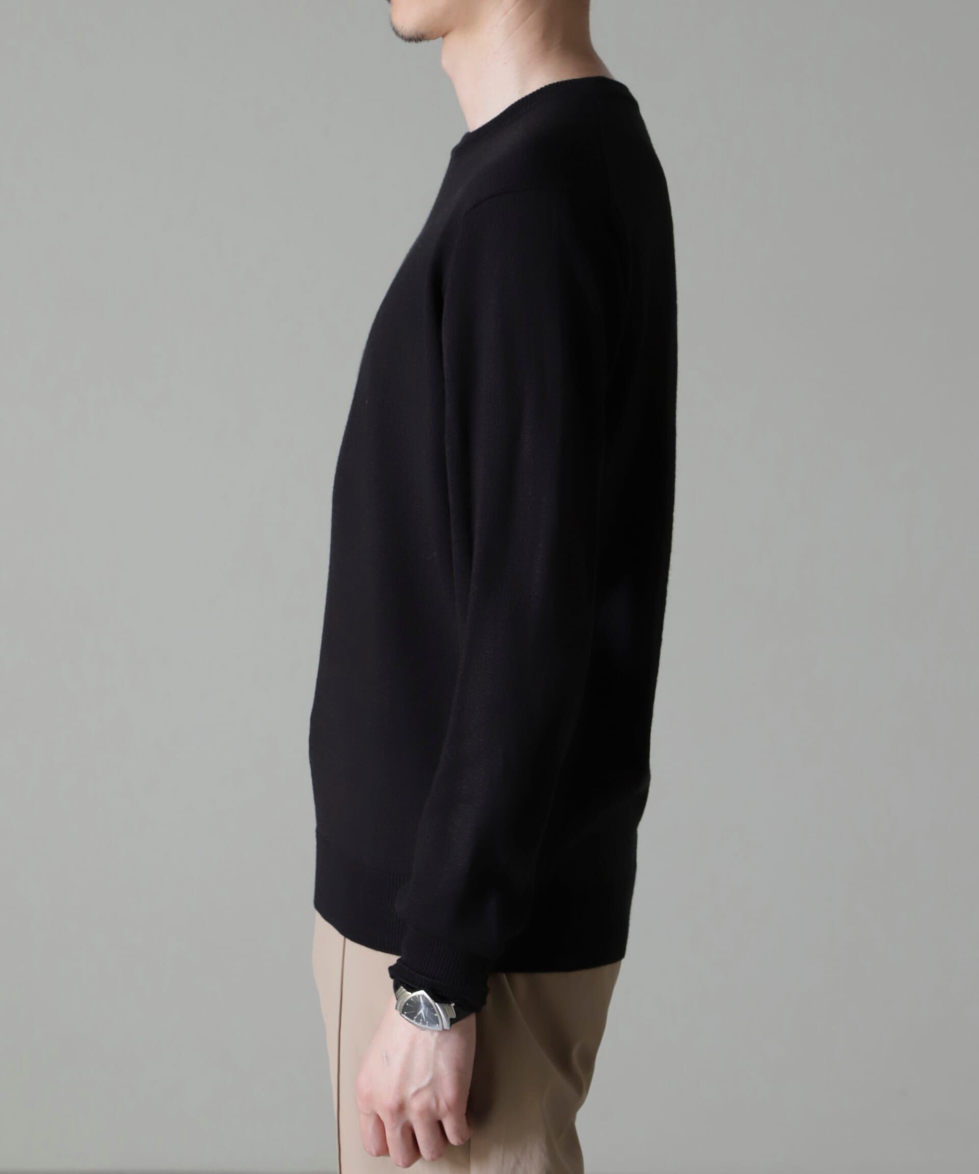 nano･universe「タスマニアミックスクルーネックニット」|ニット・セーター|