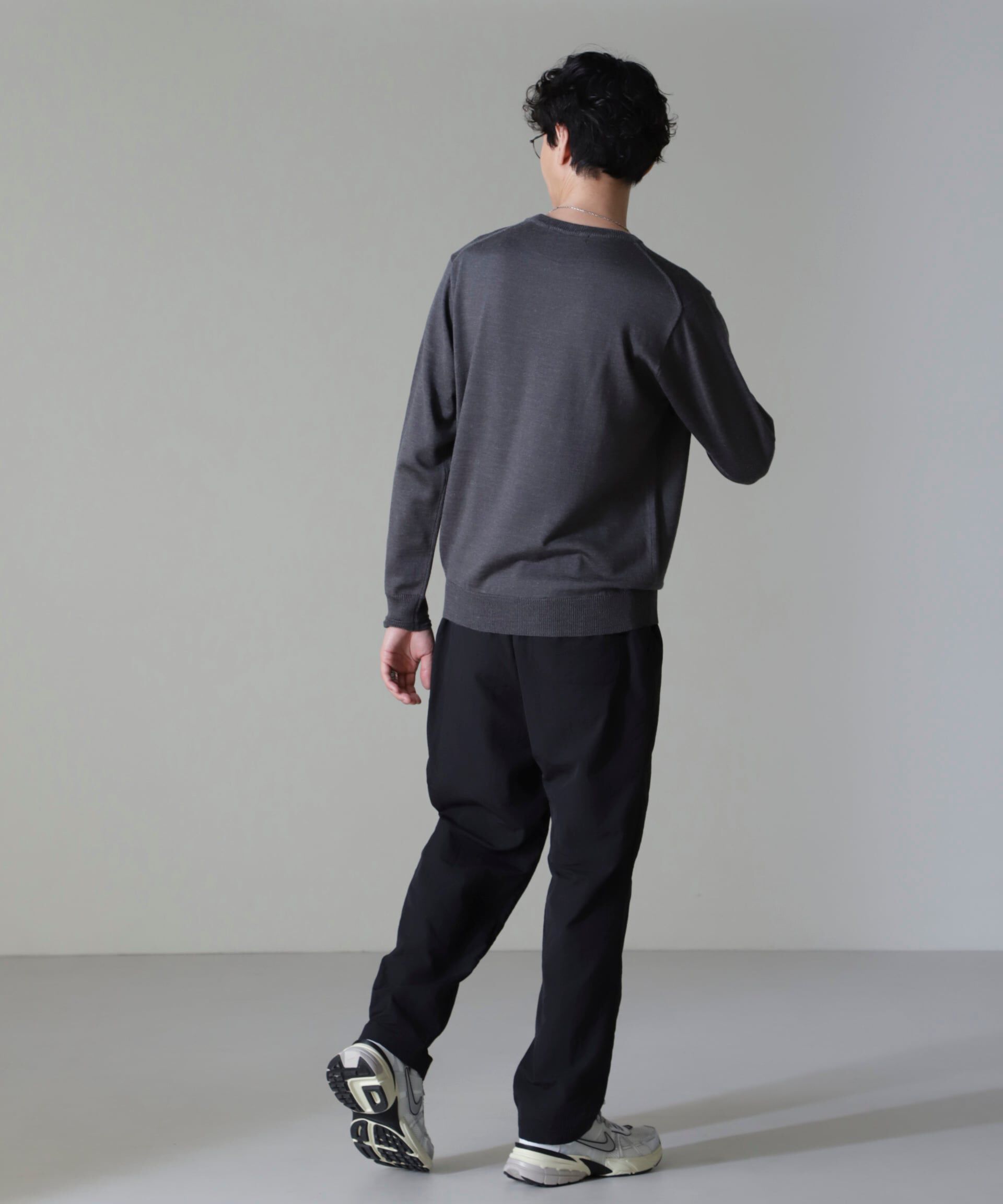 nano･universe「タスマニアミックスクルーネックニット」|ニット・セーター|