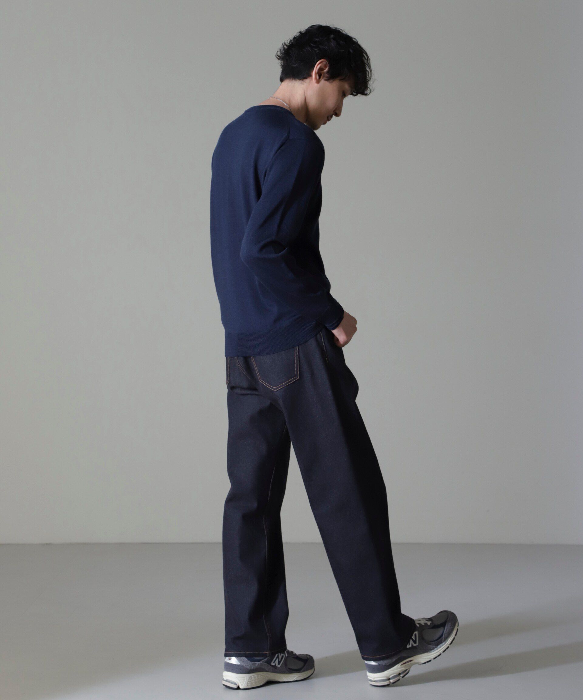 nano･universe「タスマニアミックスクルーネックニット」|ニット・セーター|