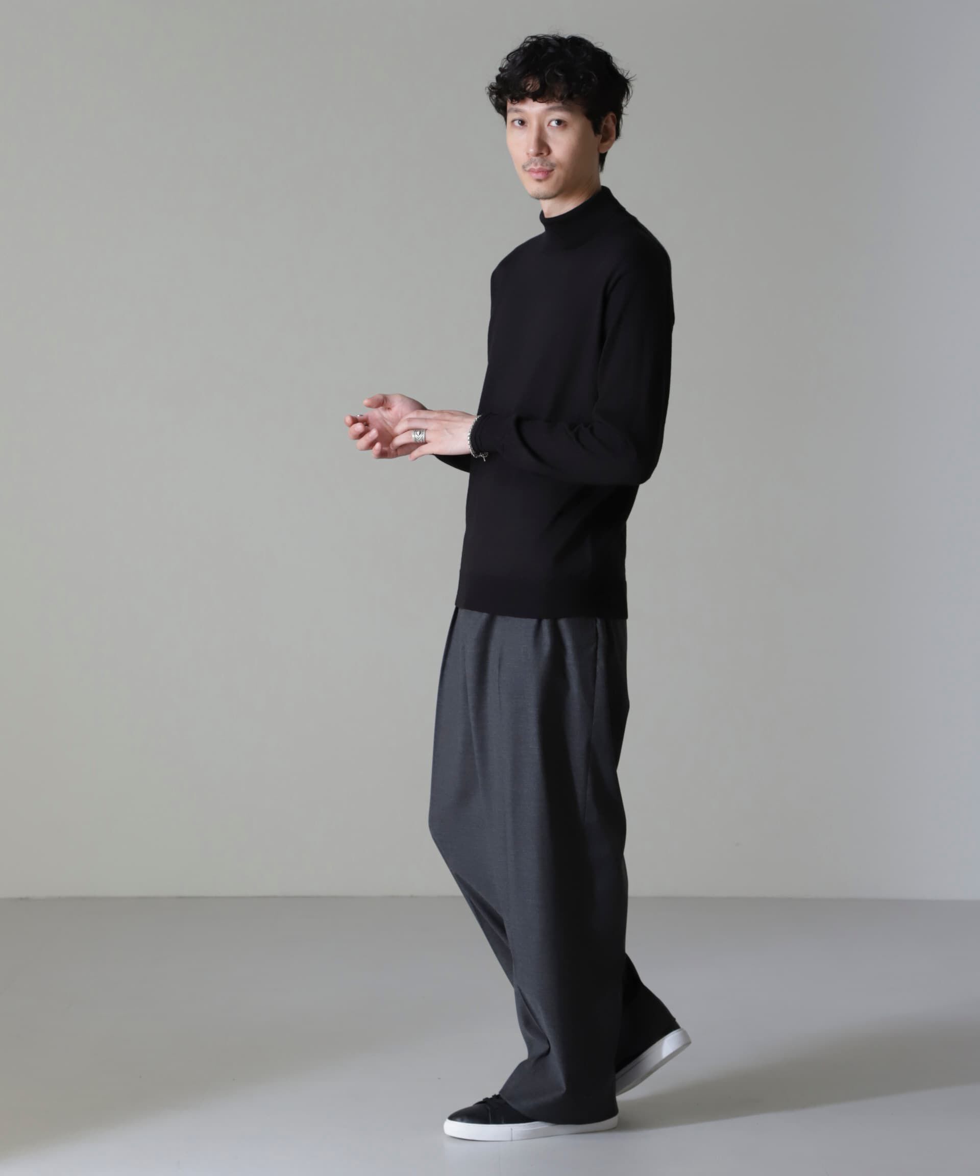 nano･universe「タスマニアミックスタートルニット」|ニット・セーター|