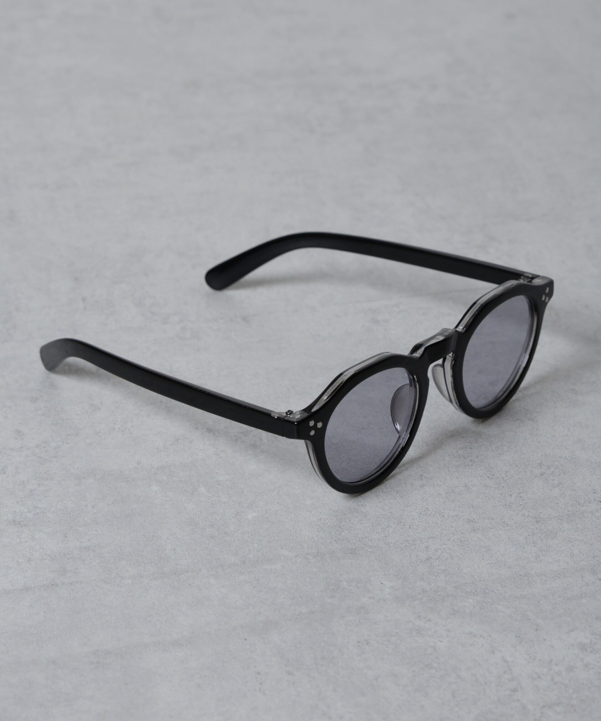 nano･universe「クラウンパント型スモークサングラス」|メガネ|