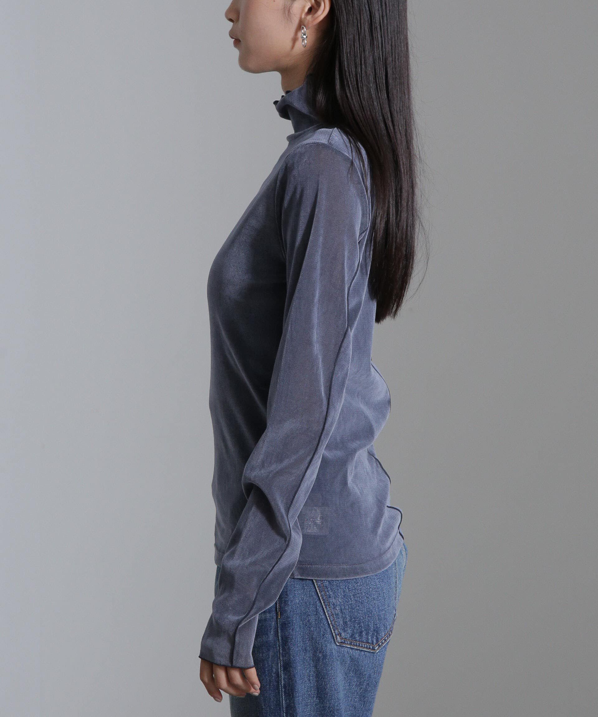 nano･universe「ベロアチュールタートルプルオーバー」|Tシャツ・カットソー|