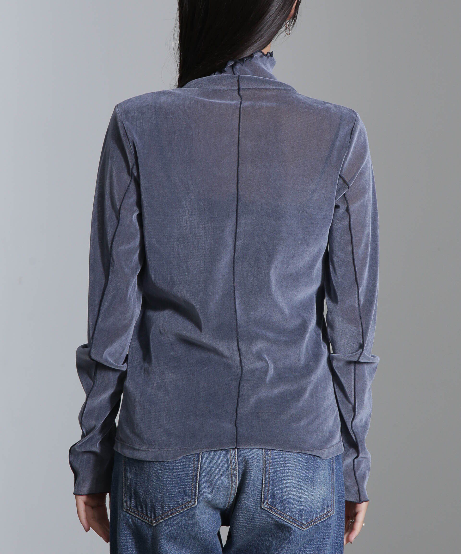 nano･universe「ベロアチュールタートルプルオーバー」|Tシャツ・カットソー|