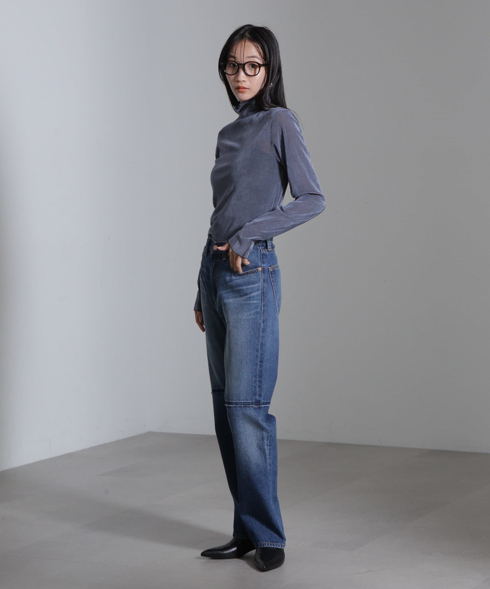 nano･universe「ベロアチュールタートルプルオーバー」|Tシャツ・カットソー|