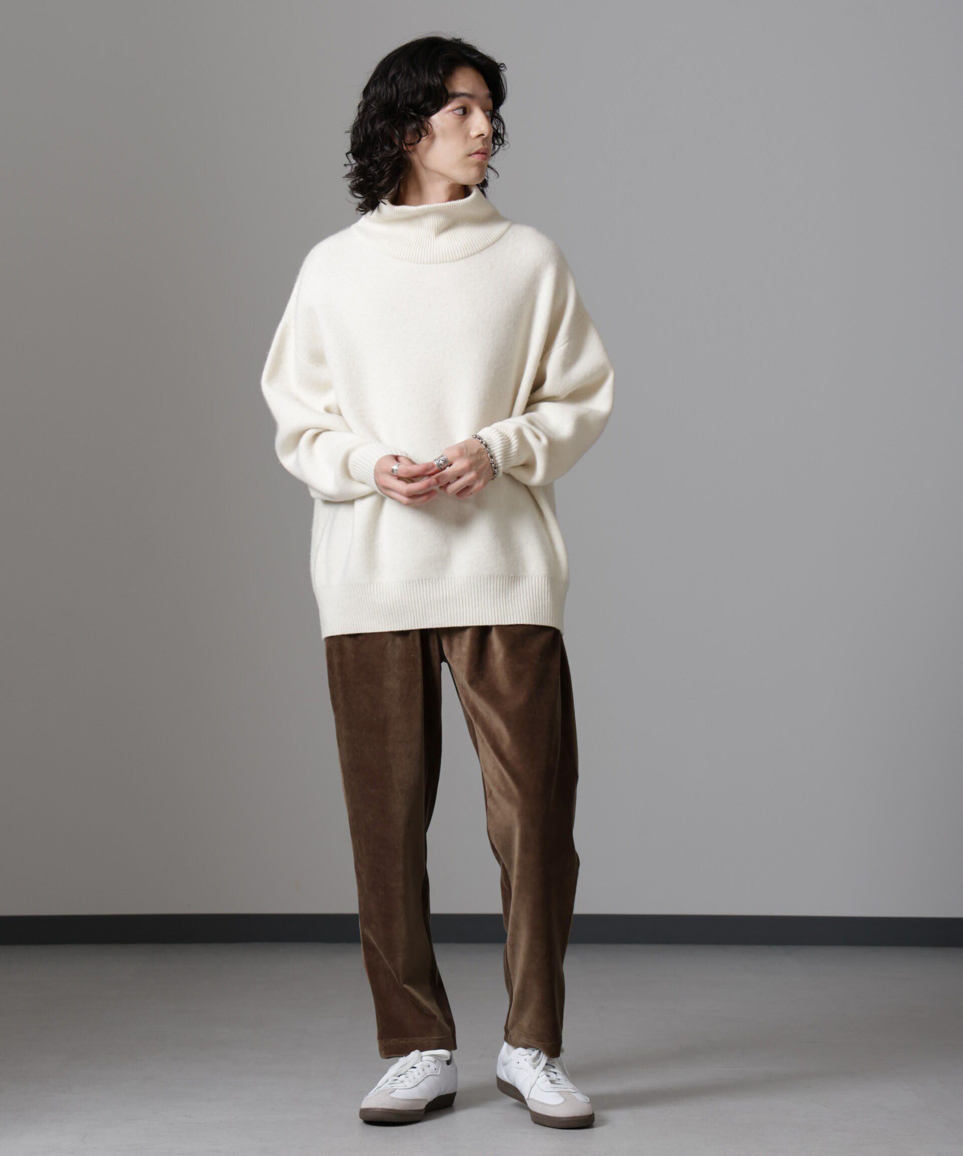 nano･universe「カットコーディロイロングパンツ」|チノ|