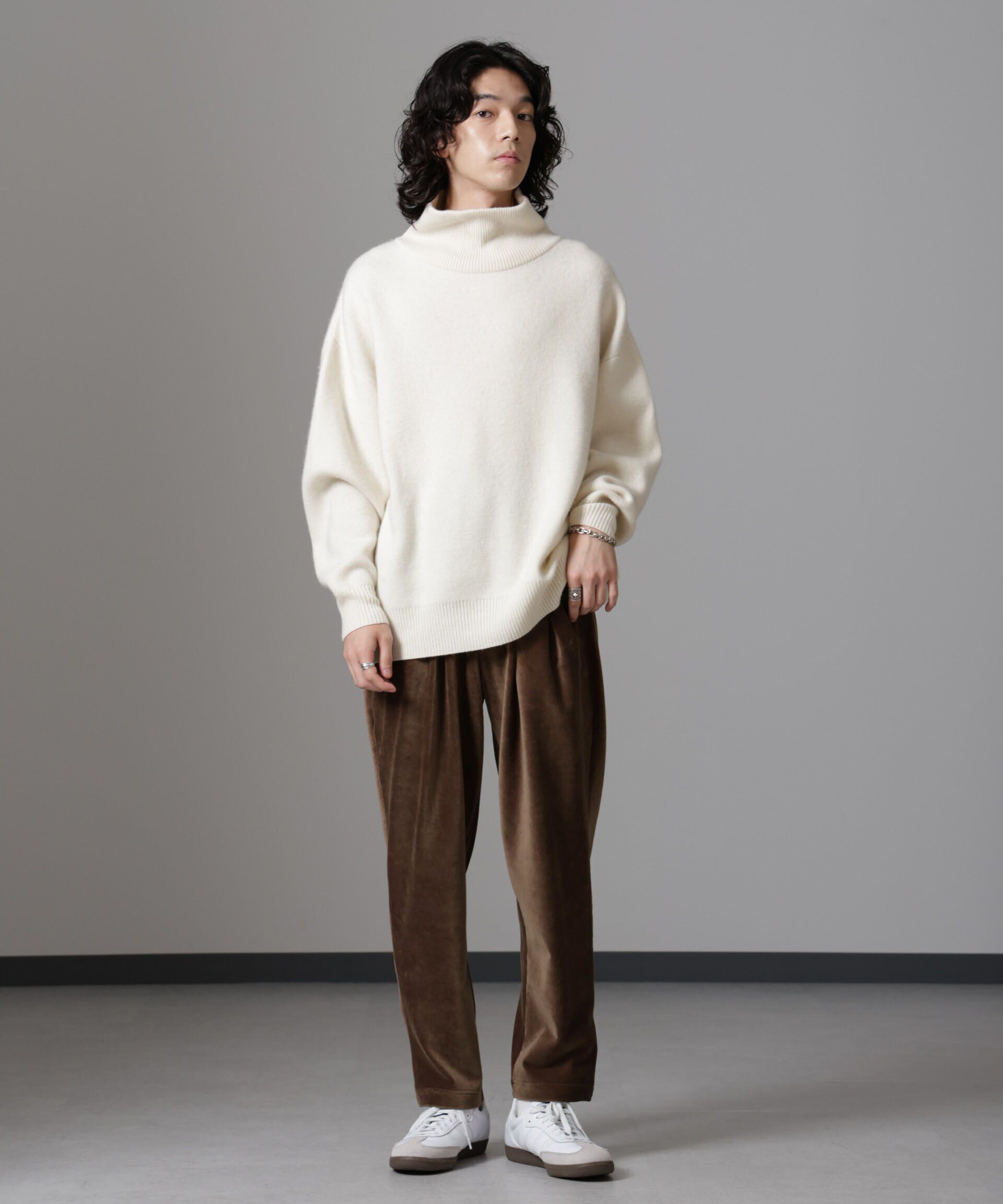 nano･universe「カットコーディロイロングパンツ」|チノ|