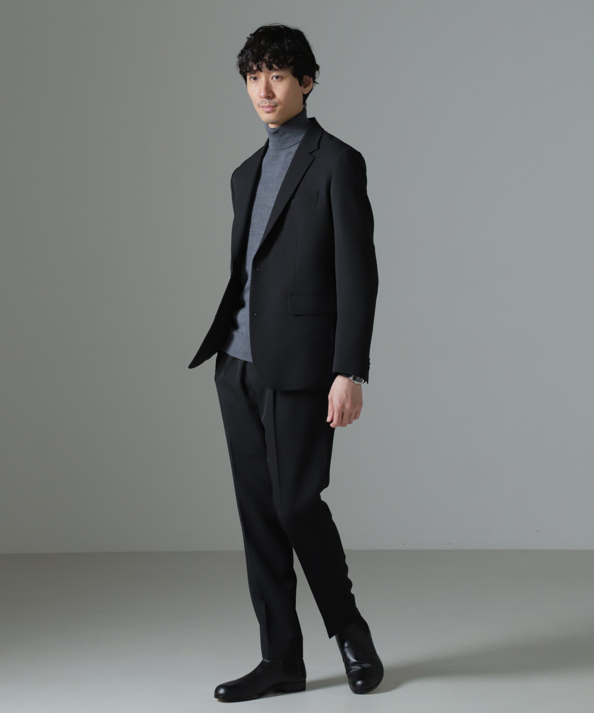 nano･universe「「Damerino」シャドーストライプセットアップ」|スーツ|