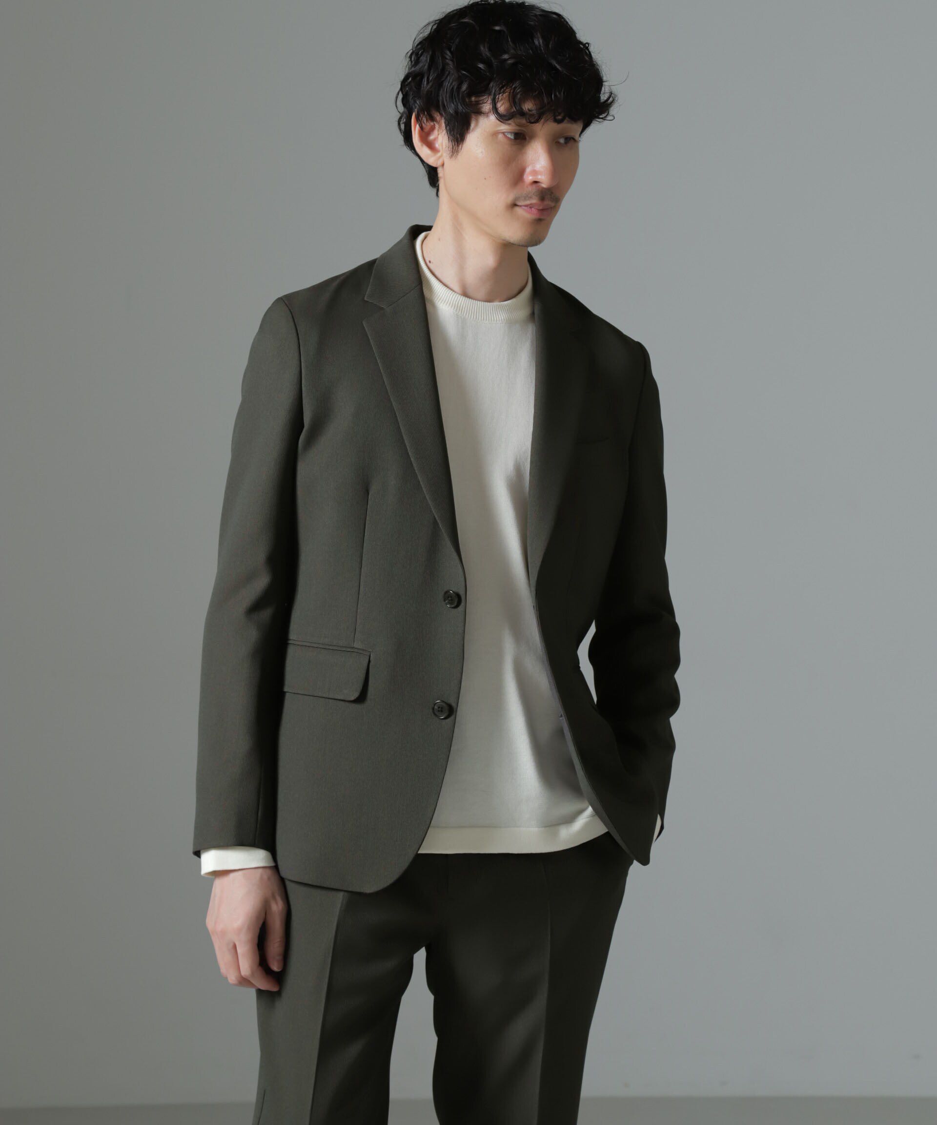 nano･universe「「Damerino」シャドーストライプセットアップ」|スーツ|