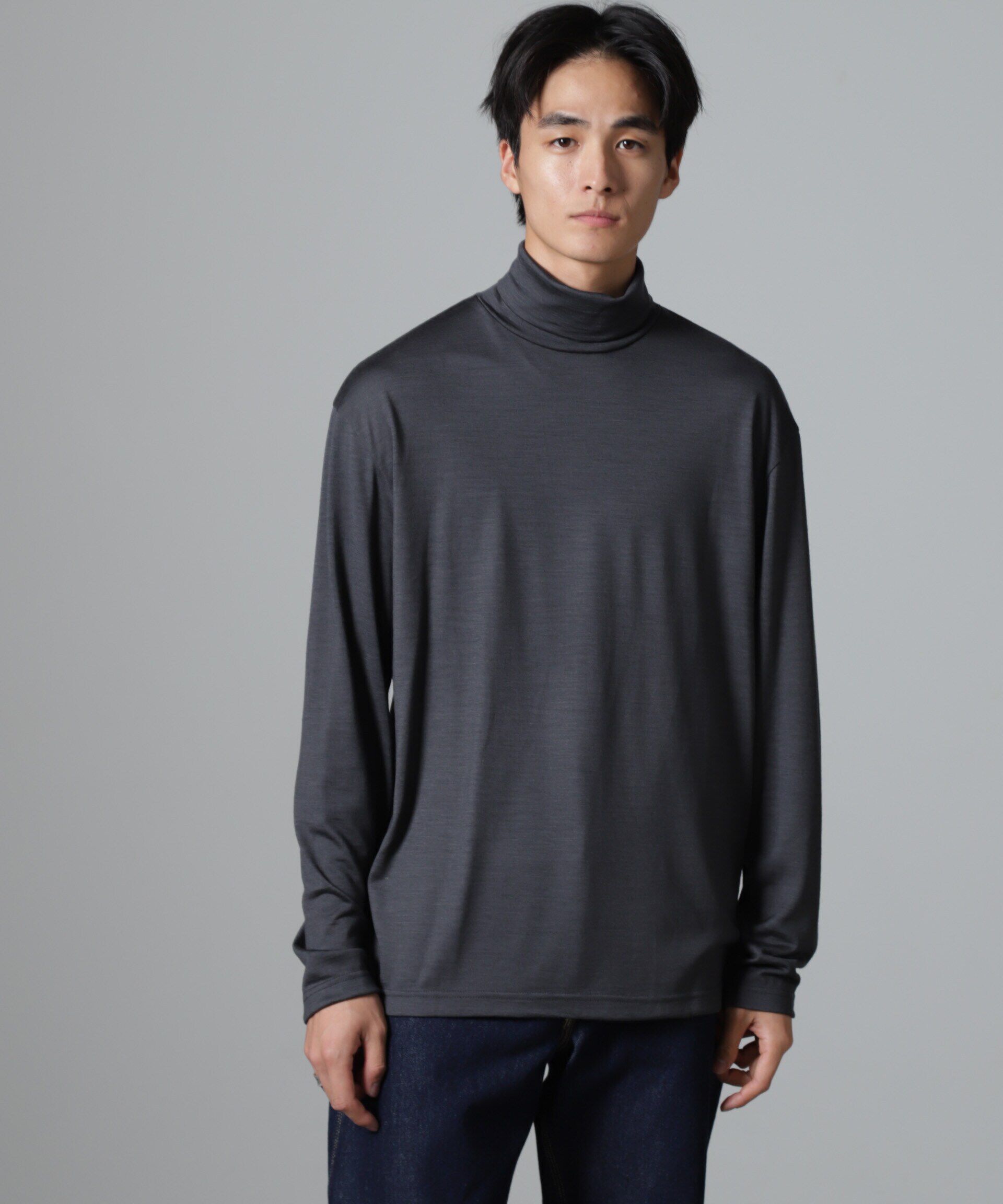 nano･universe「「100%ウォッシャブルウール」タートルネック」|Tシャツ・カットソー|