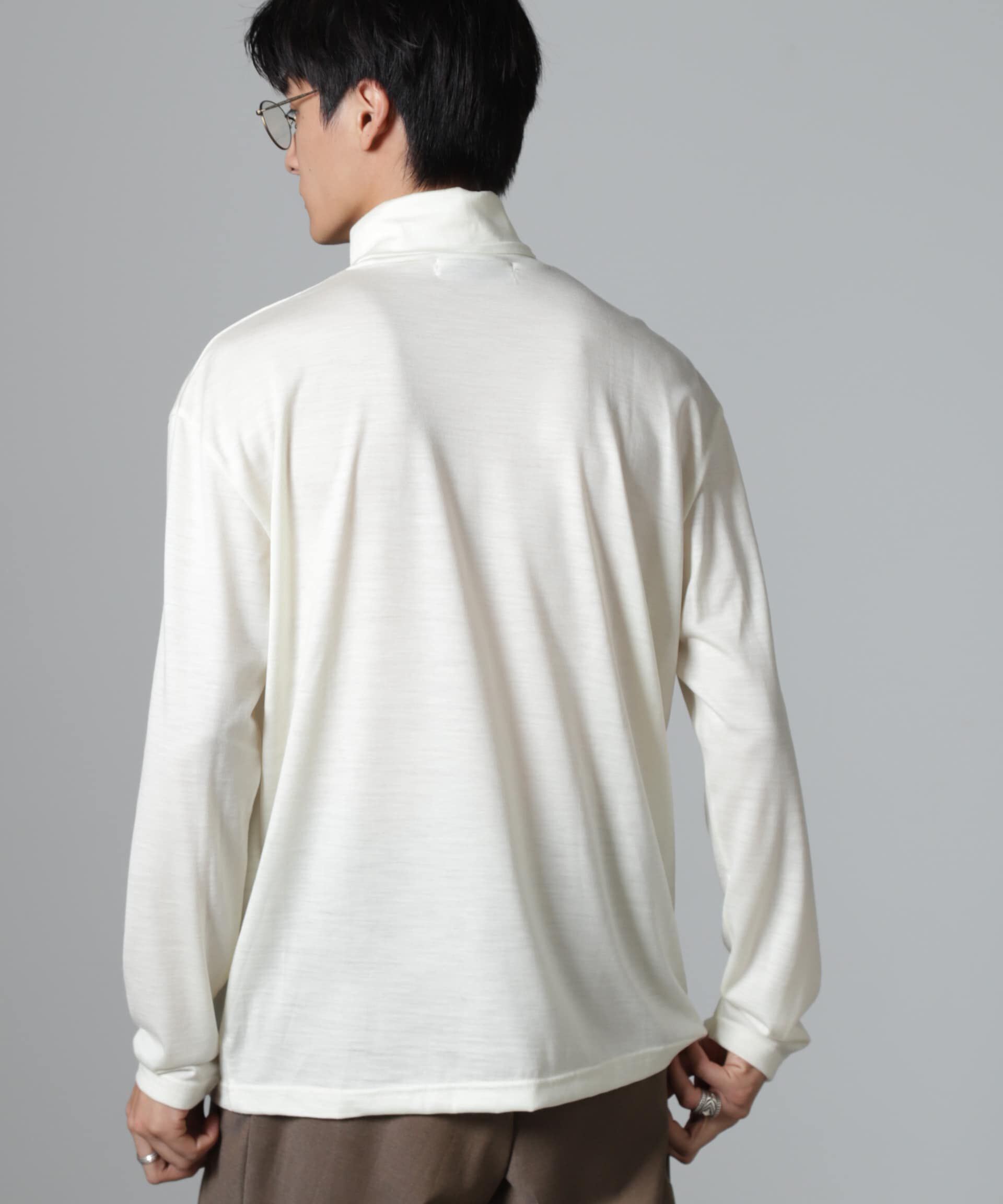 nano･universe「「100%ウォッシャブルウール」タートルネック」|Tシャツ・カットソー|