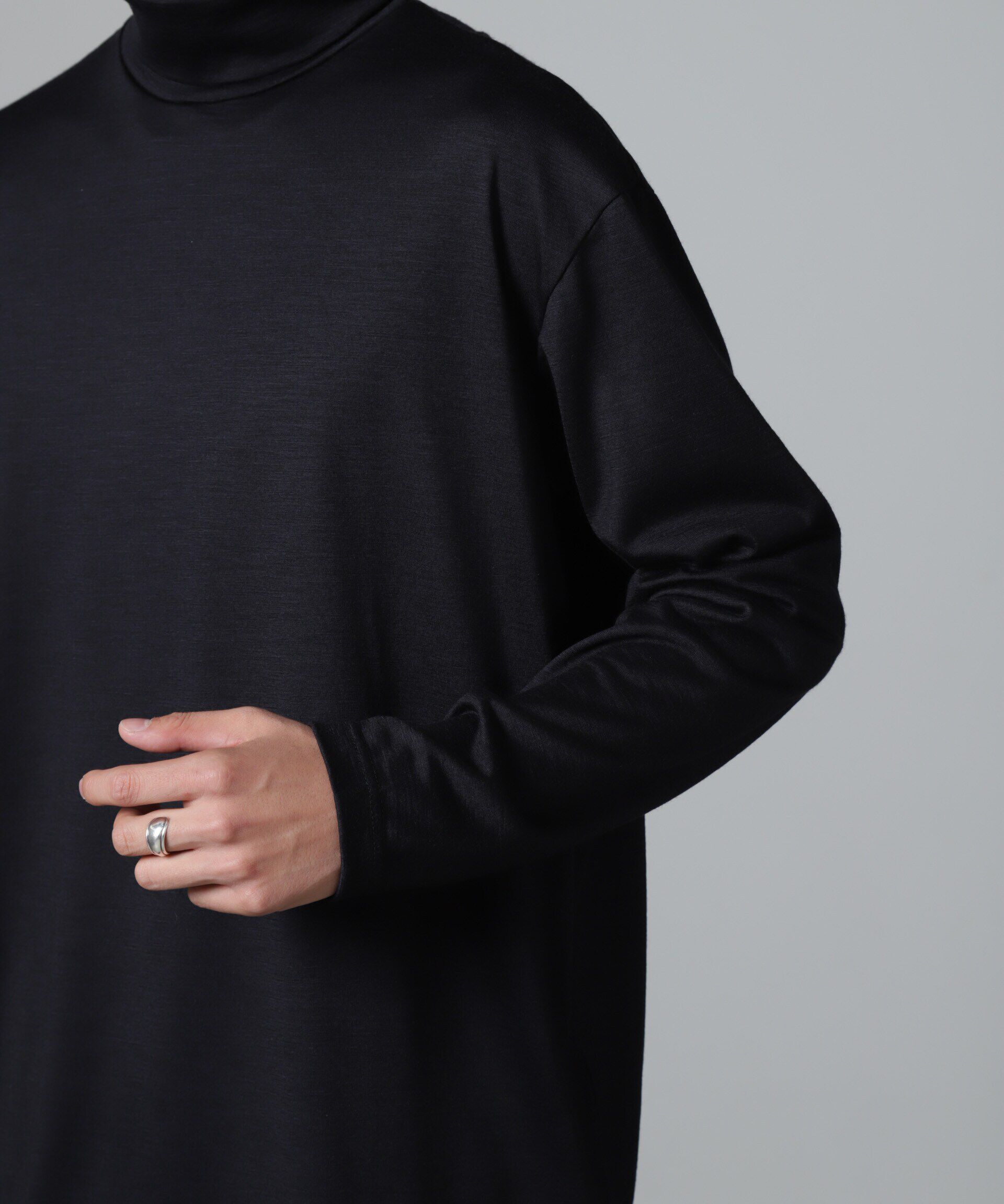 nano･universe「「100%ウォッシャブルウール」タートルネック」|Tシャツ・カットソー|