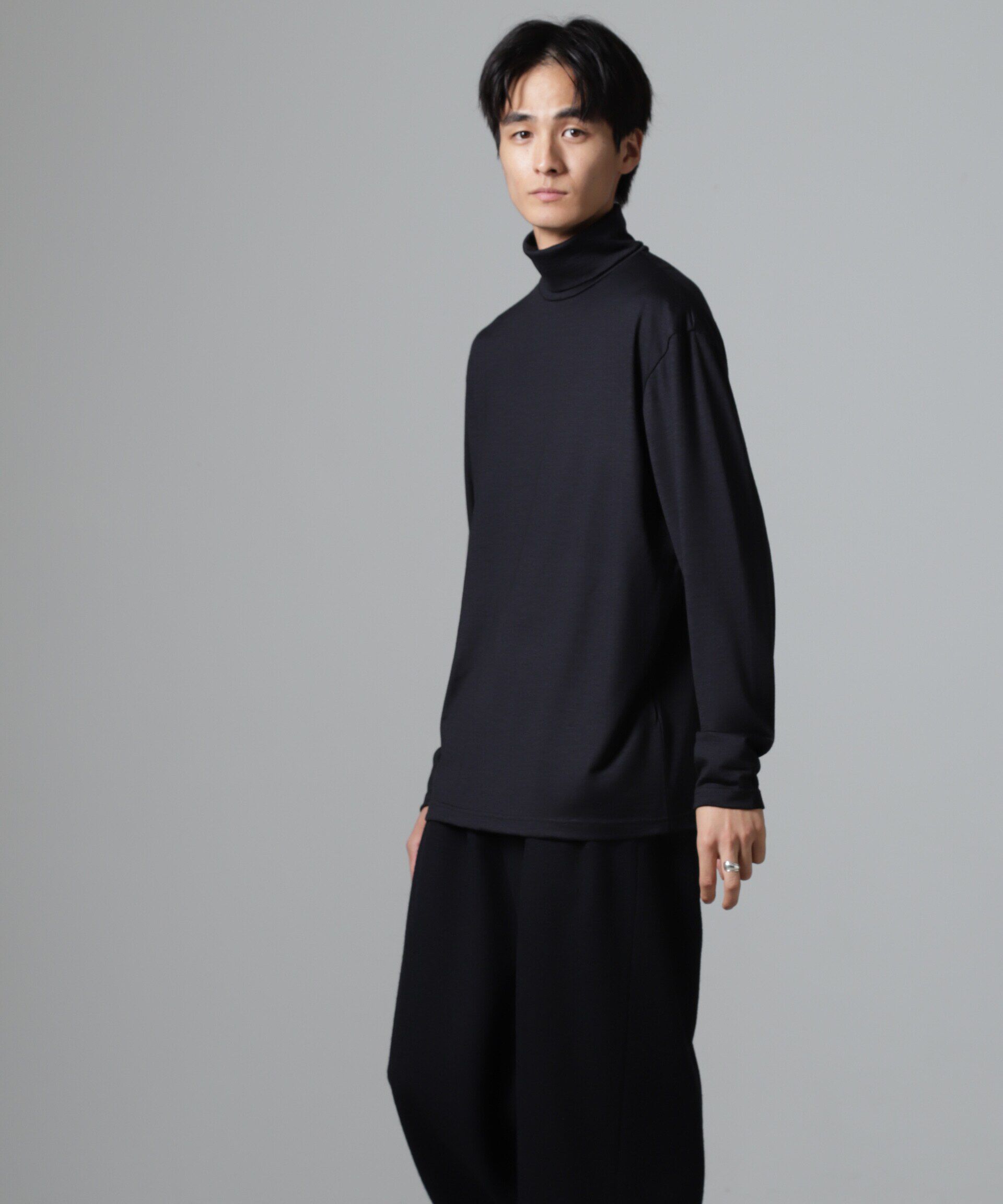 nano･universe「「100%ウォッシャブルウール」タートルネック」|Tシャツ・カットソー|
