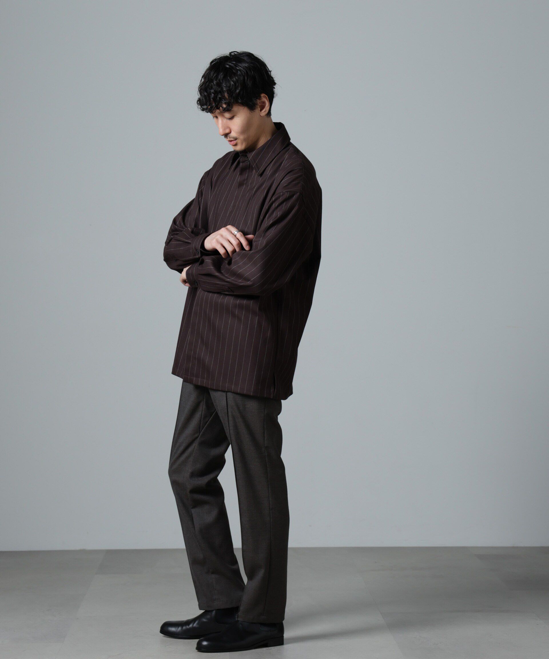 nano･universe「｢N TROUSERS PREMIUM｣RENURウール混洗えるサキソニーパンツ(セットアップ可)」|スーツ|