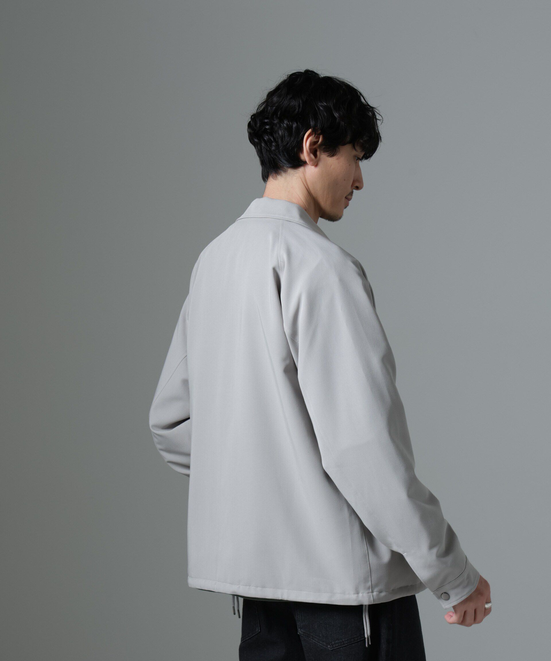 nano･universe「イタリアンドットリラックスコーチジャケット」|ブルゾン・スタジャン|