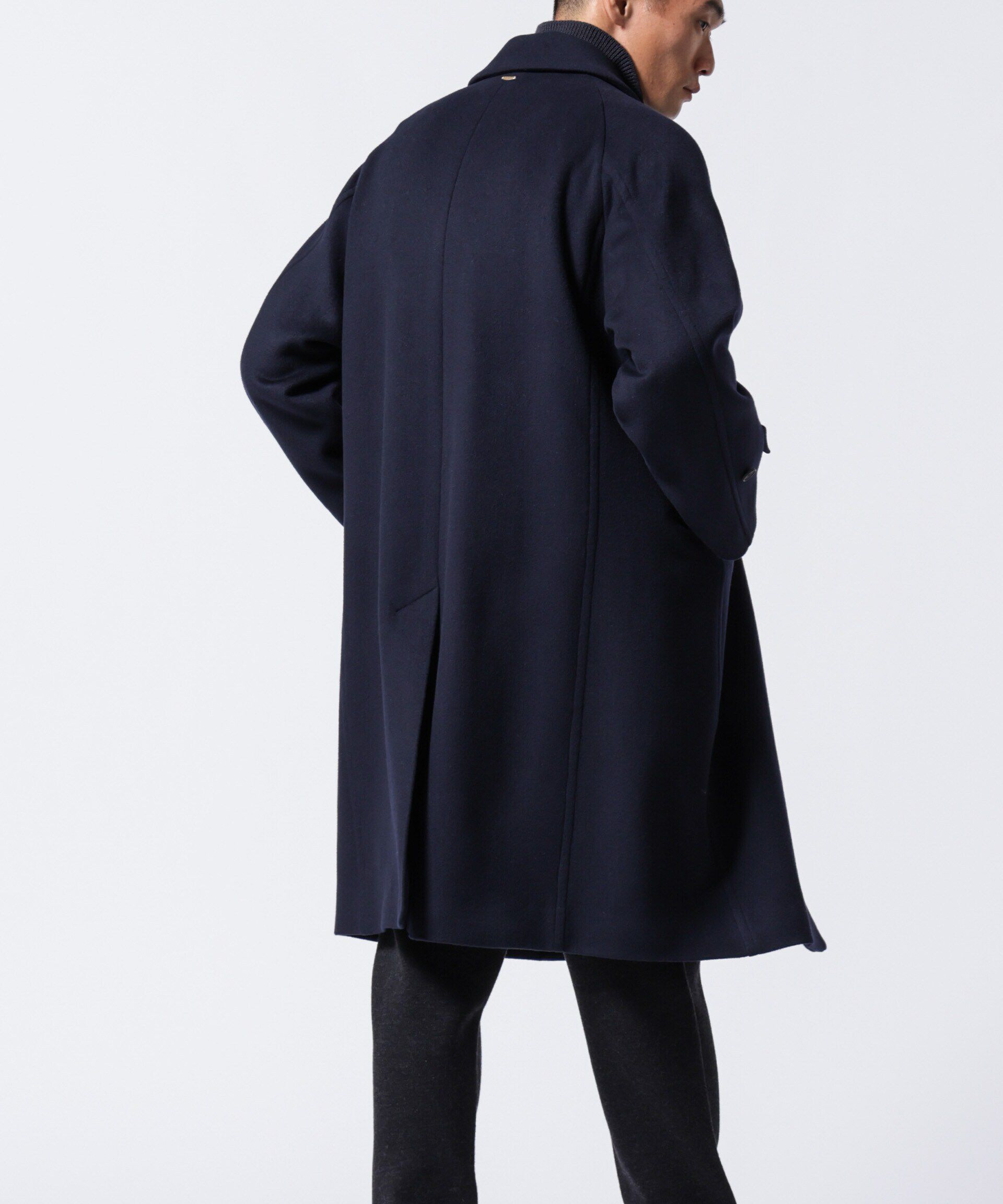 nano･universe「｢ASSEMBLANC｣シルクブレンドダブルクロスショールカラーコート」|その他|