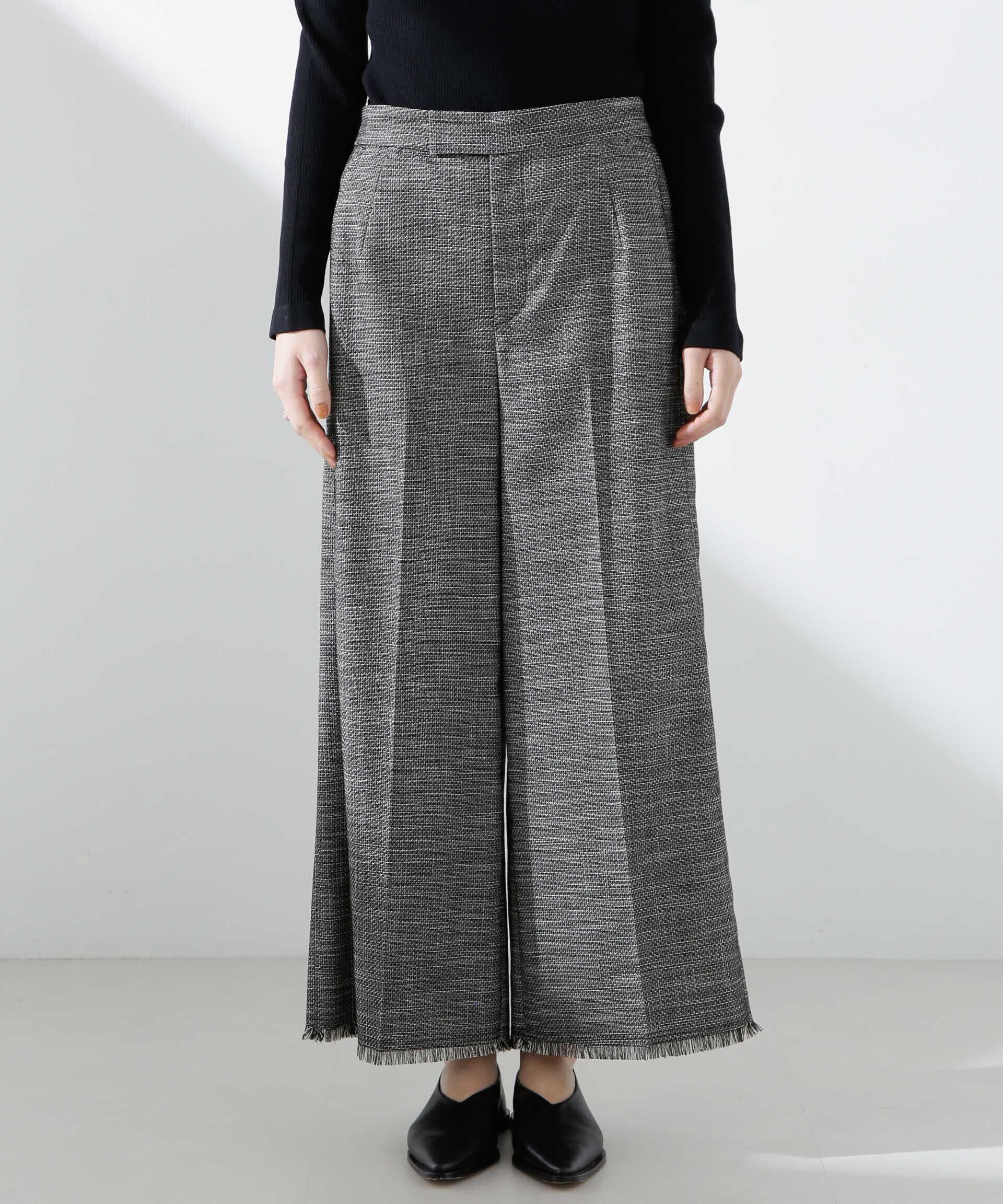 nano･universe「サイドラインフリンジパンツ」|チノ|